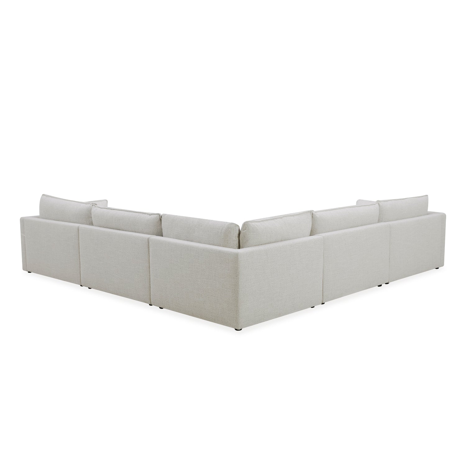 Capri L-Shape Sectional - Thatched Wheat