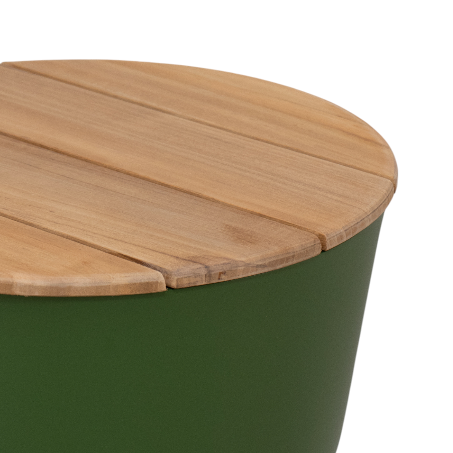 Sutton Ice Bucket End Table - Juniper Green