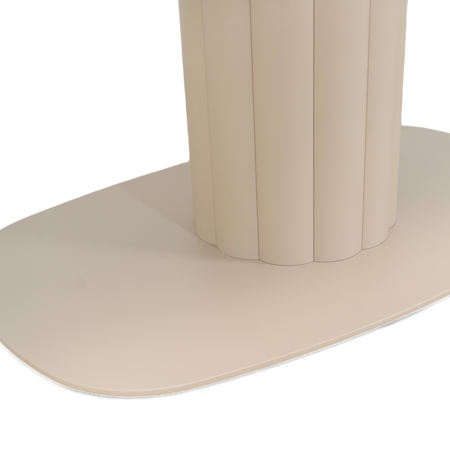 Alta Oval Ceramic Dining Table - Stone Taupe