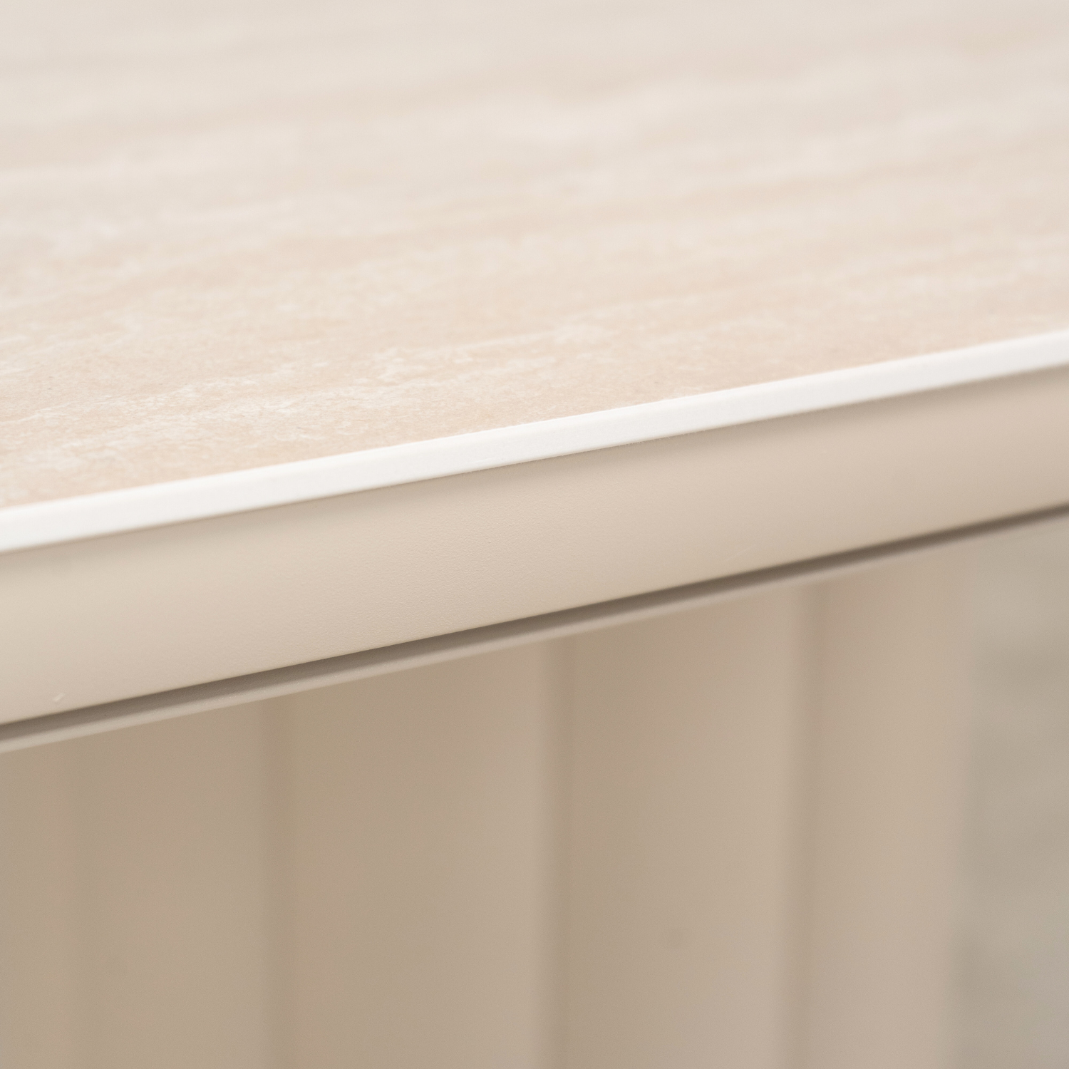 Alta Oval Ceramic Dining Table - Stone Taupe