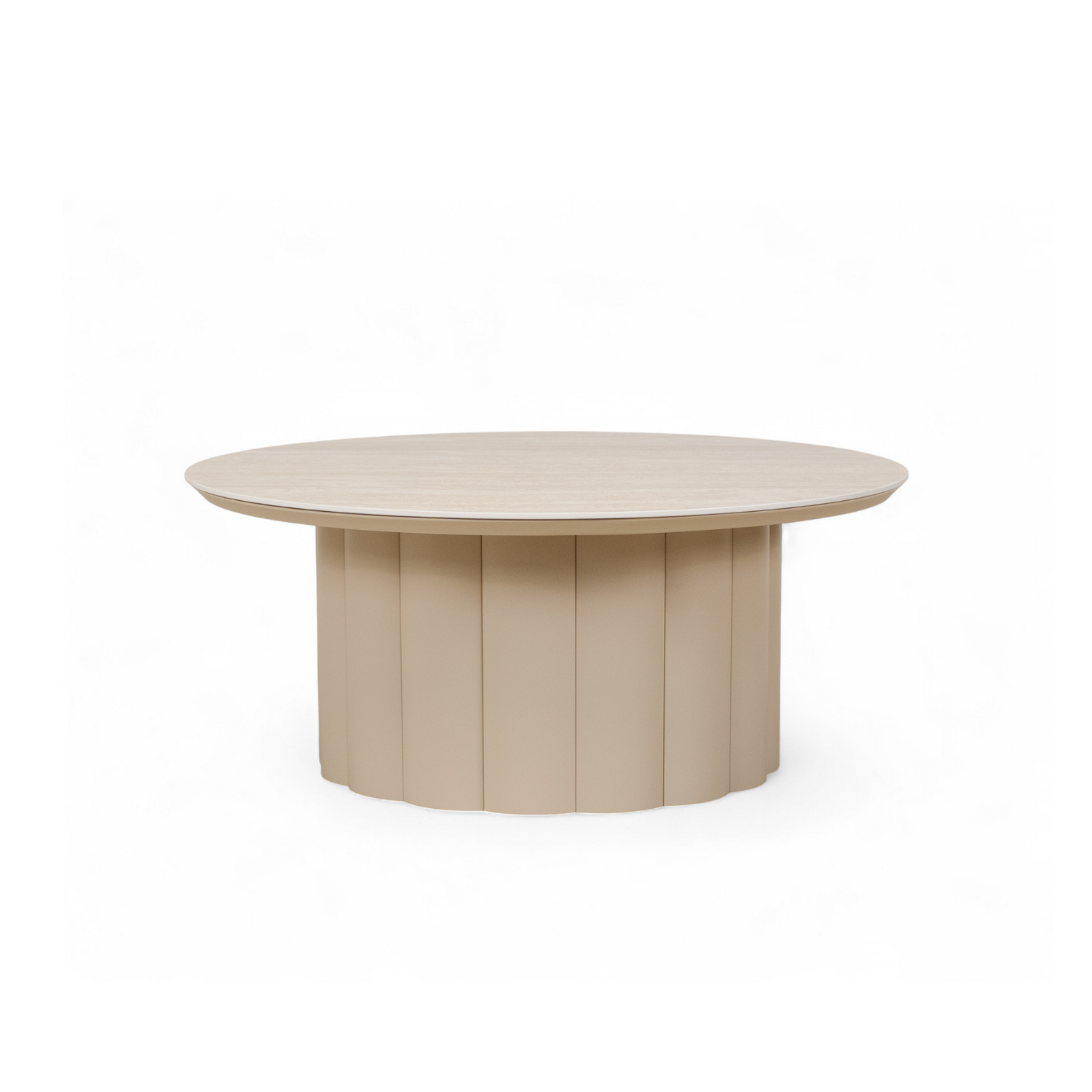 Alta Coffee Table w/ Ceramic Top - Stone Taupe