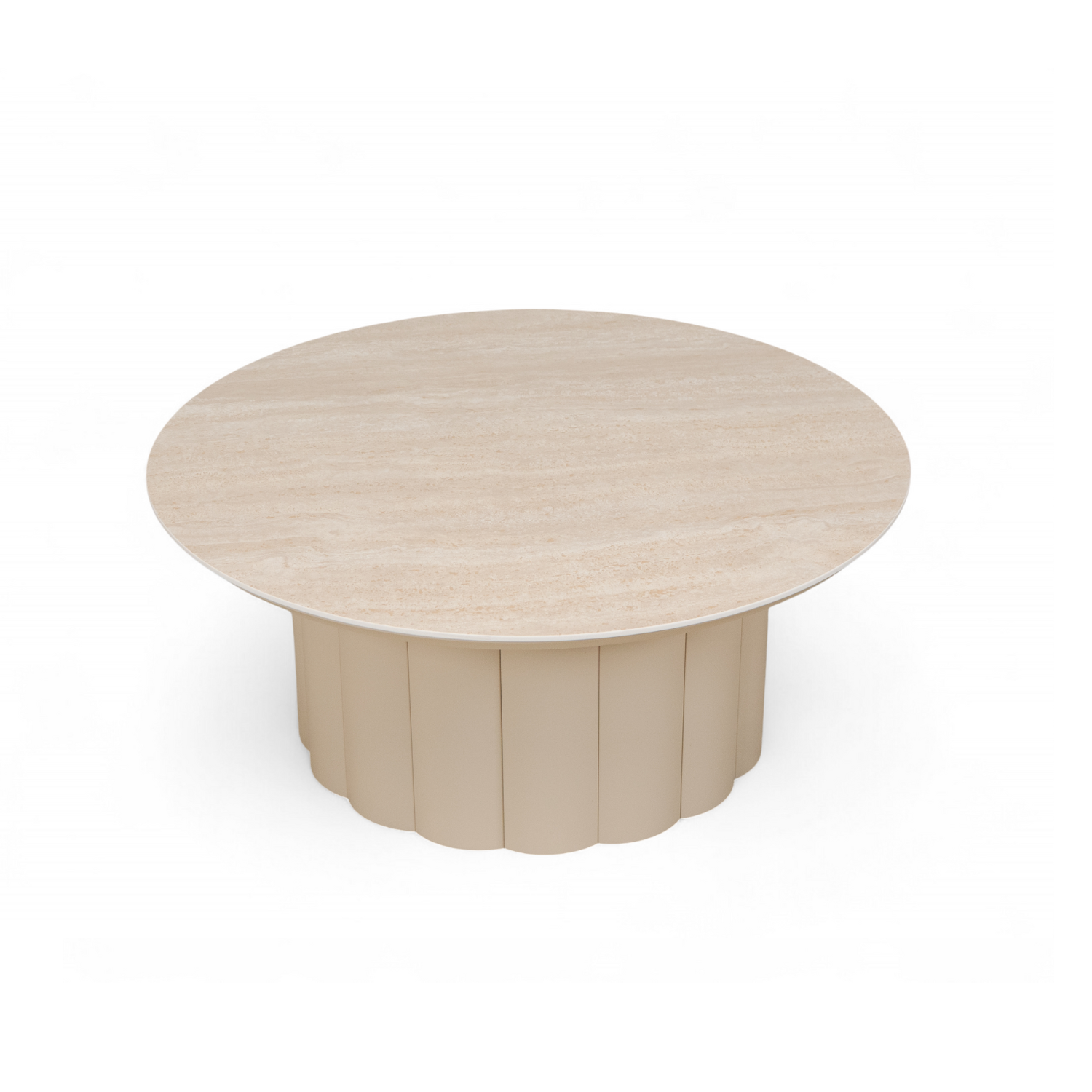 Alta Taupe Coffee Table w/ Ceramic Top