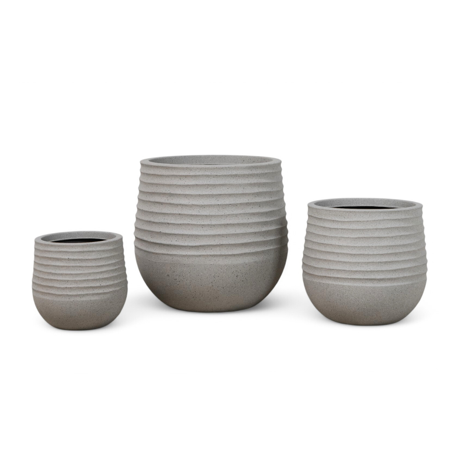 Welland Textured Stone Indoor/Outdoor Planters