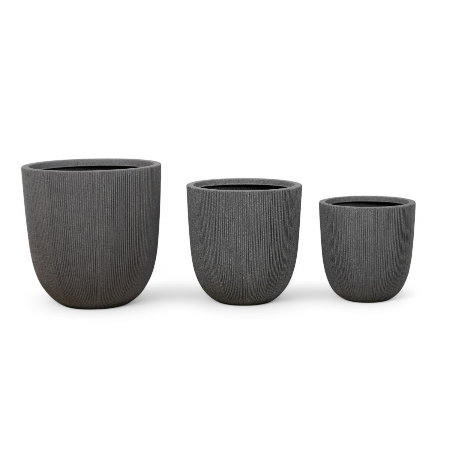 Dufferin Textured Grey Indoor/Outdoor Planters