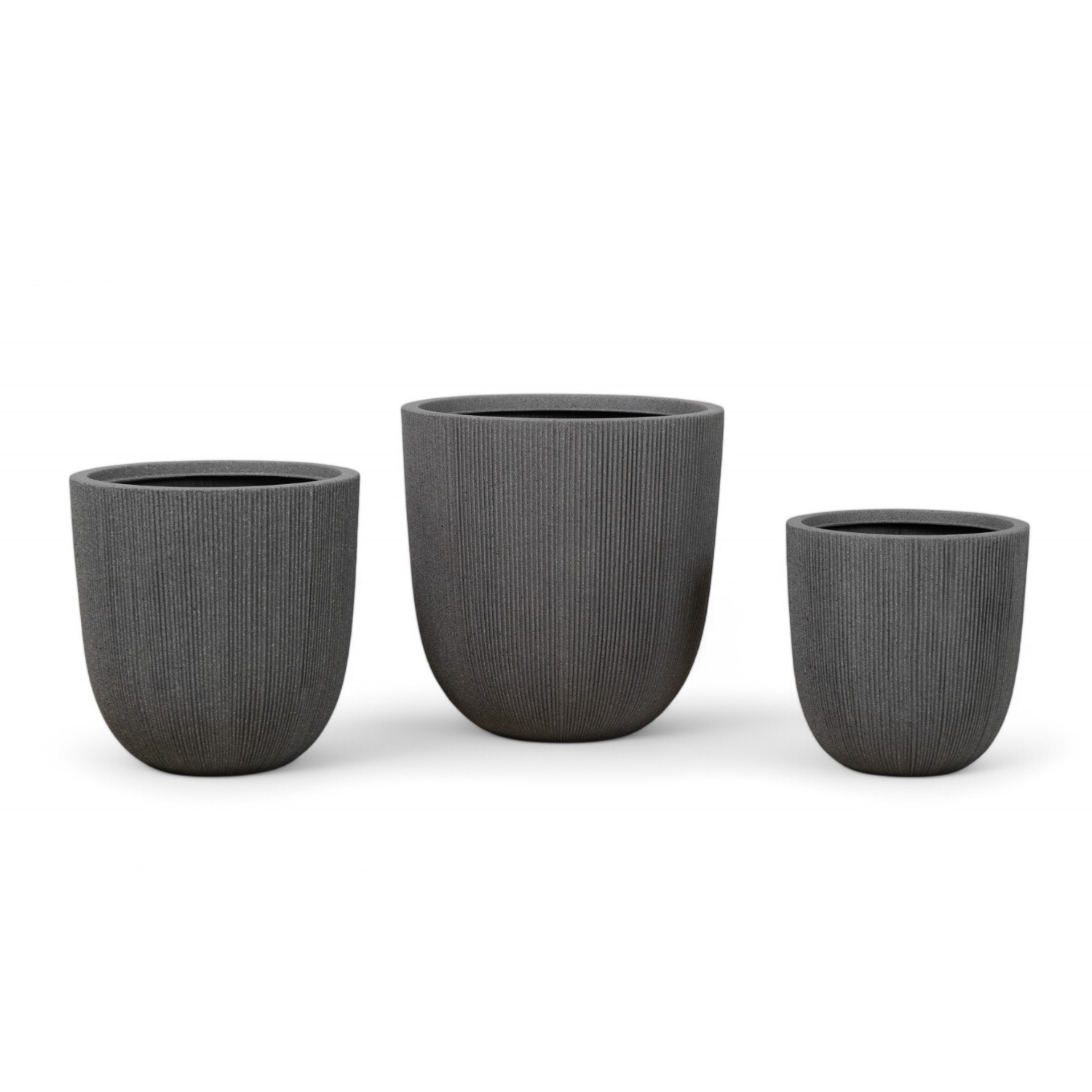 Dufferin Textured Grey Indoor/Outdoor Planters