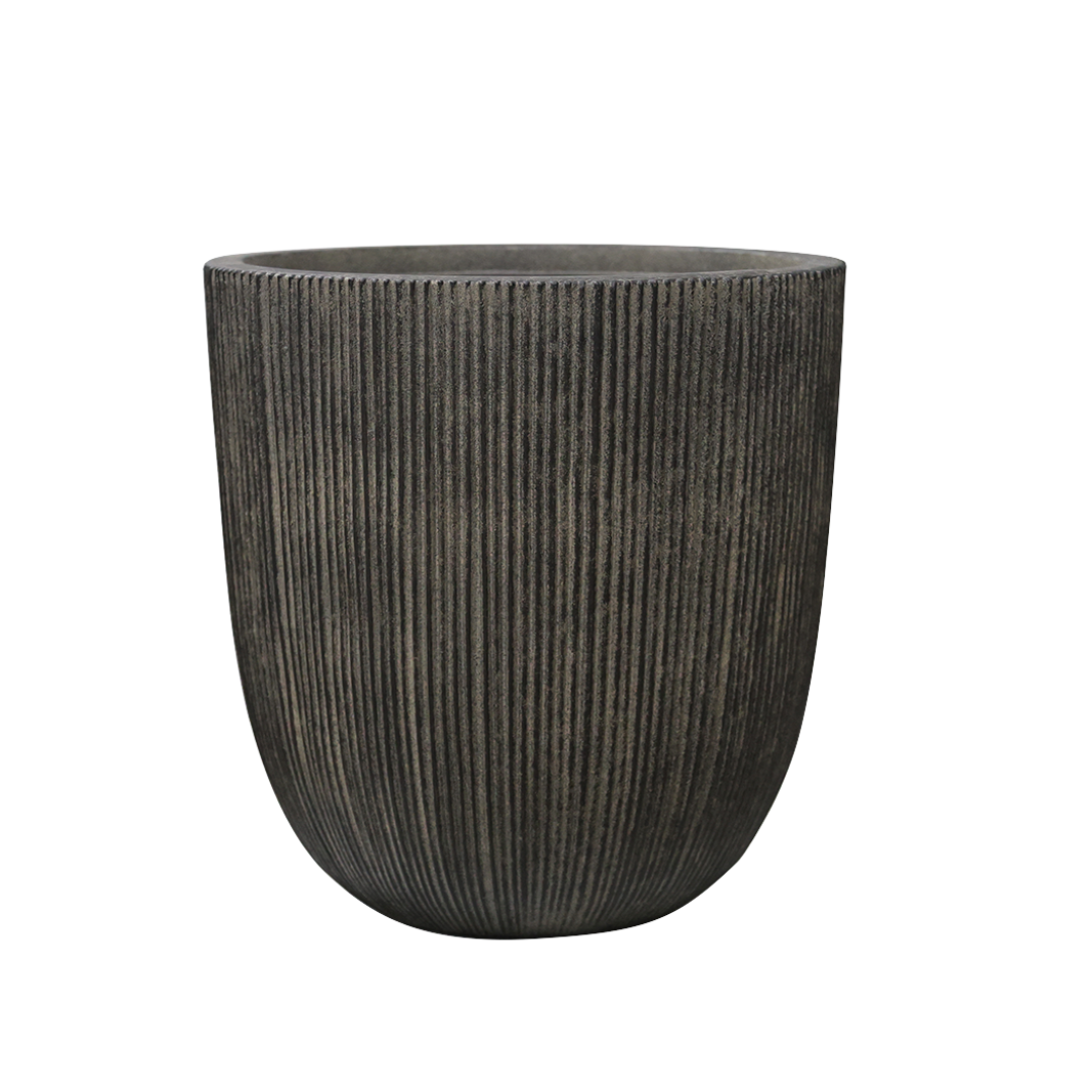 Dufferin Curved Planter - Vintage Black