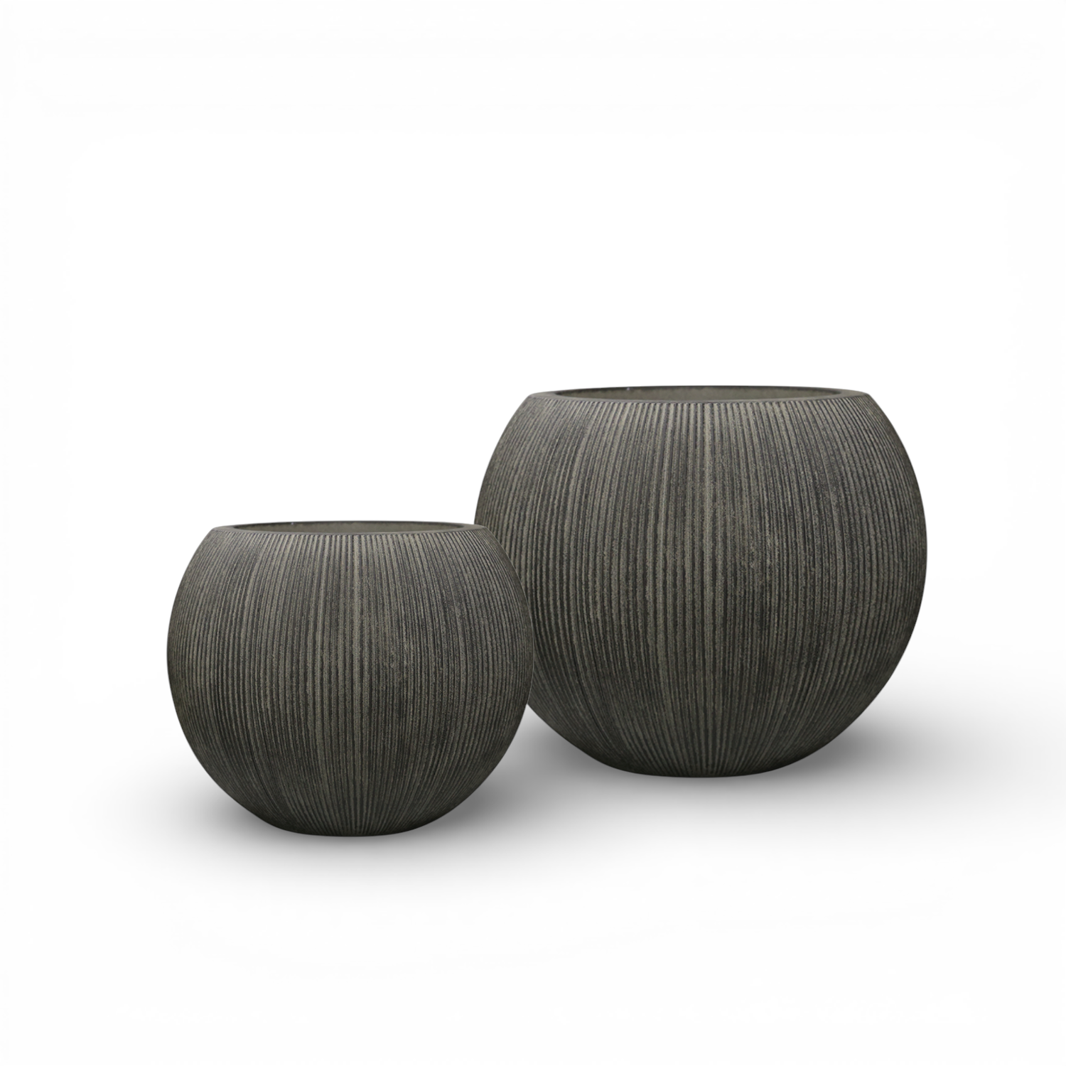 Dufferin Round Planter - Vintage Black