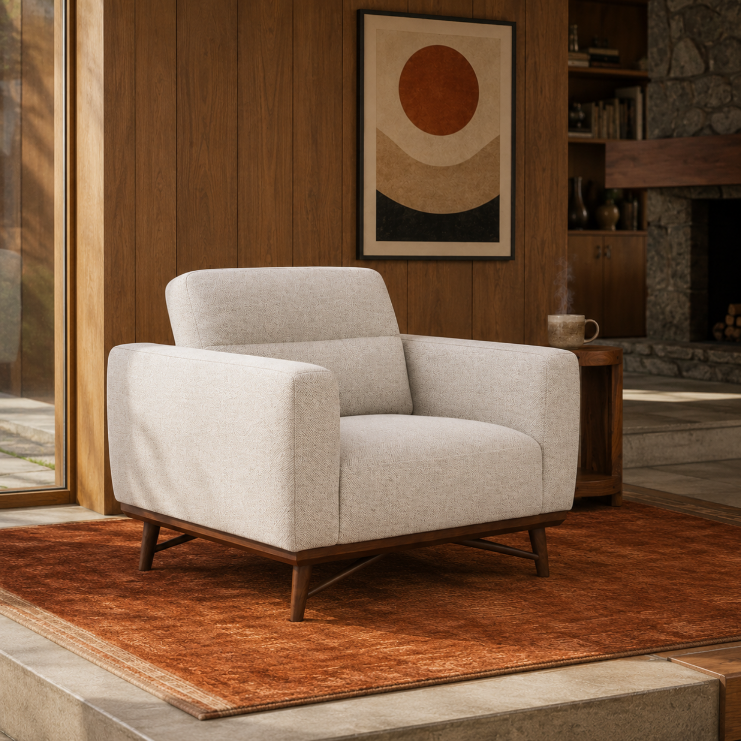 Banff Lounge Chair - Birch Weave