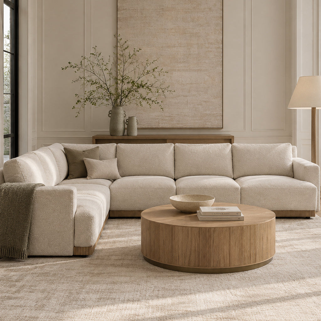 Whistler L-Shape 4pc Sectional - Jasper Sand
