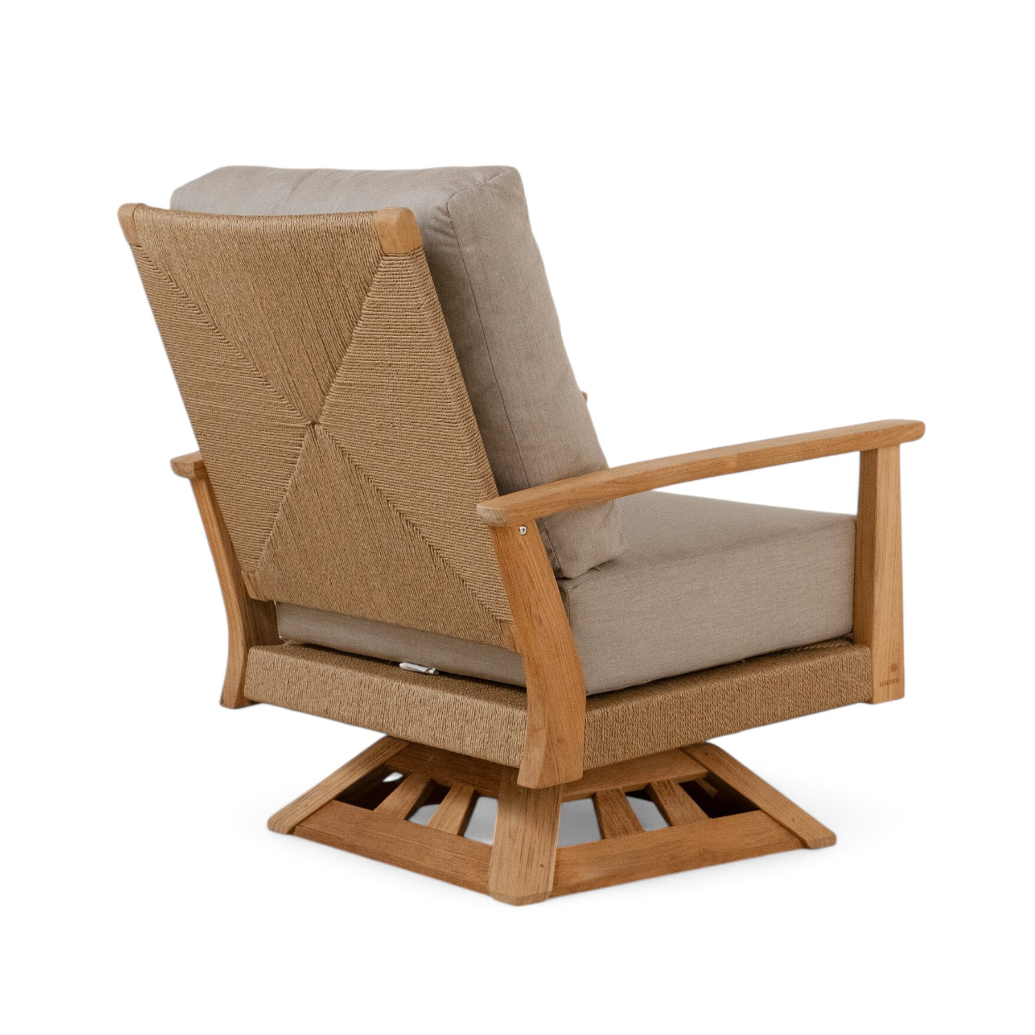 Gravenhurst Wicker Swivel Club Chair
