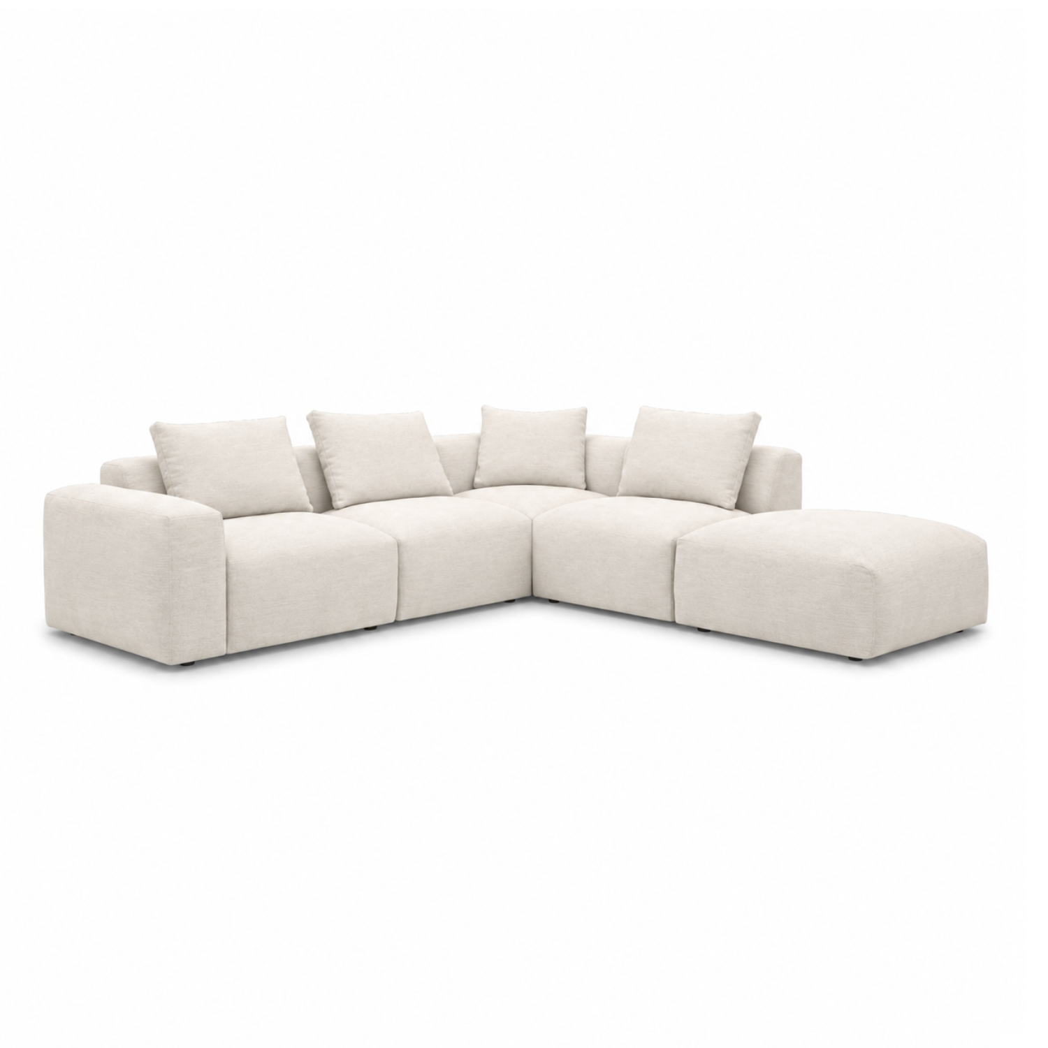 Haliburton 5pc Sectional - Crypton® Nomad Snow