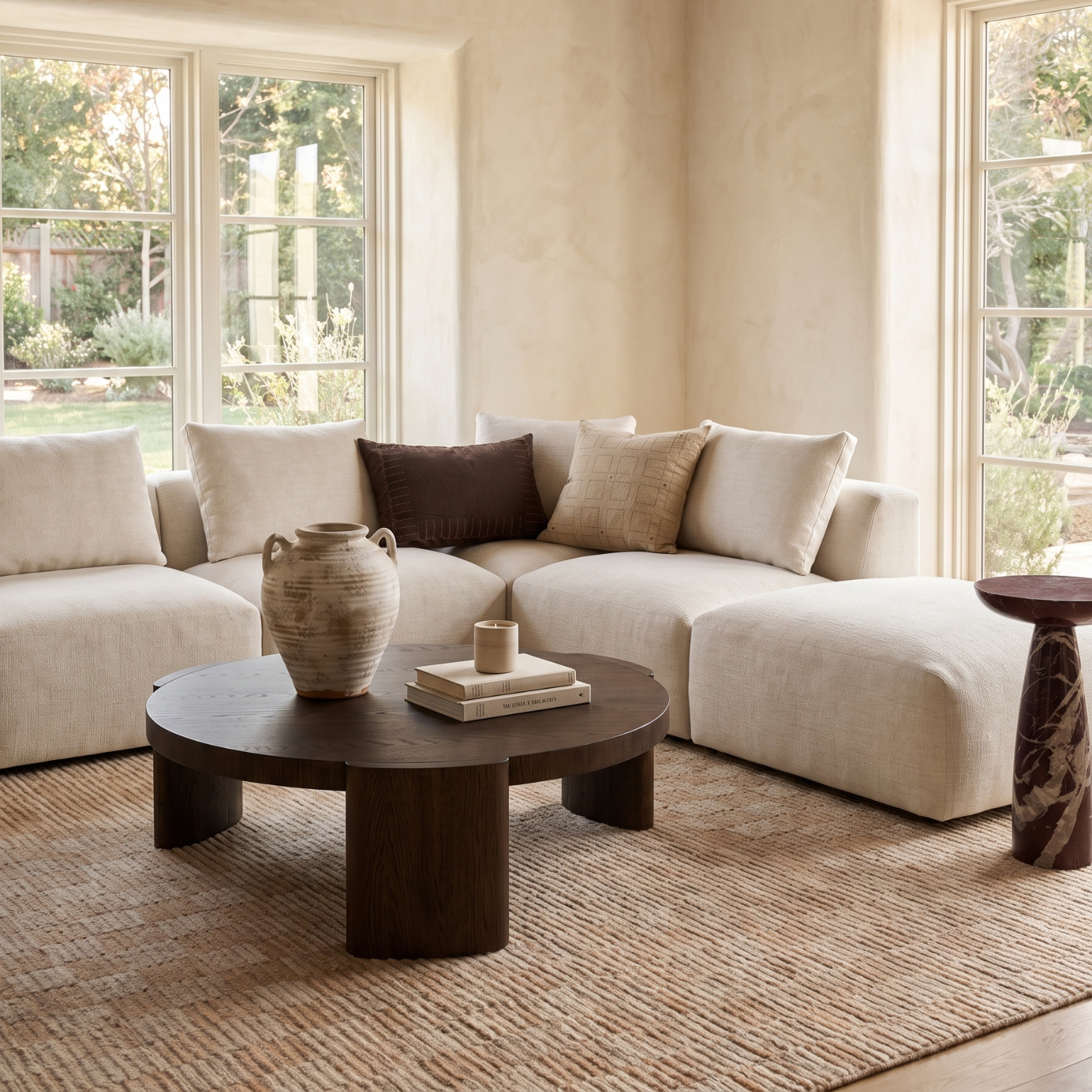 Haliburton 5pc Sectional - Crypton® Nomad Snow