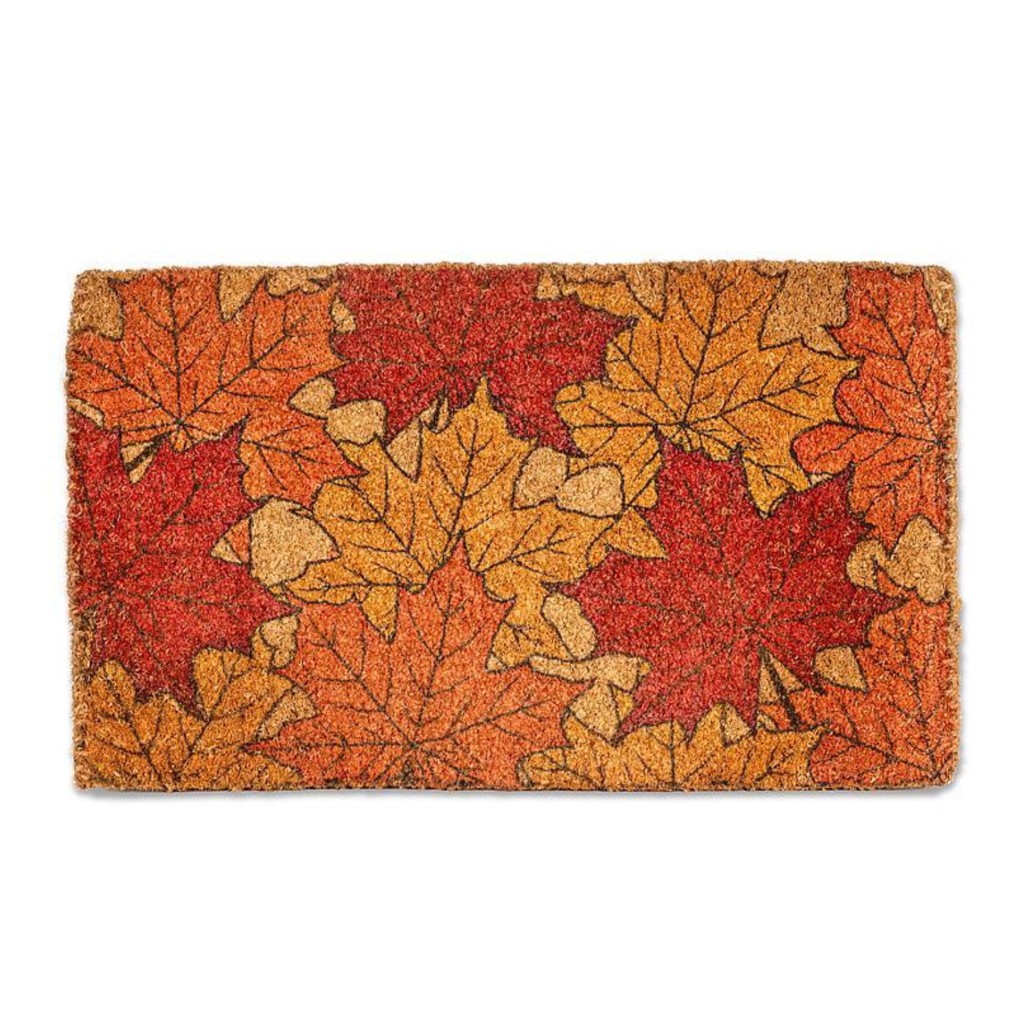 Maple Leaf Fall Mosaic Doormat