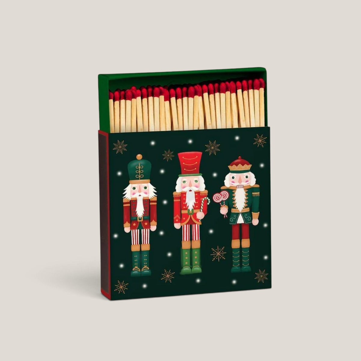 Nutcracker Winter Guards Fireplace Matchbox
