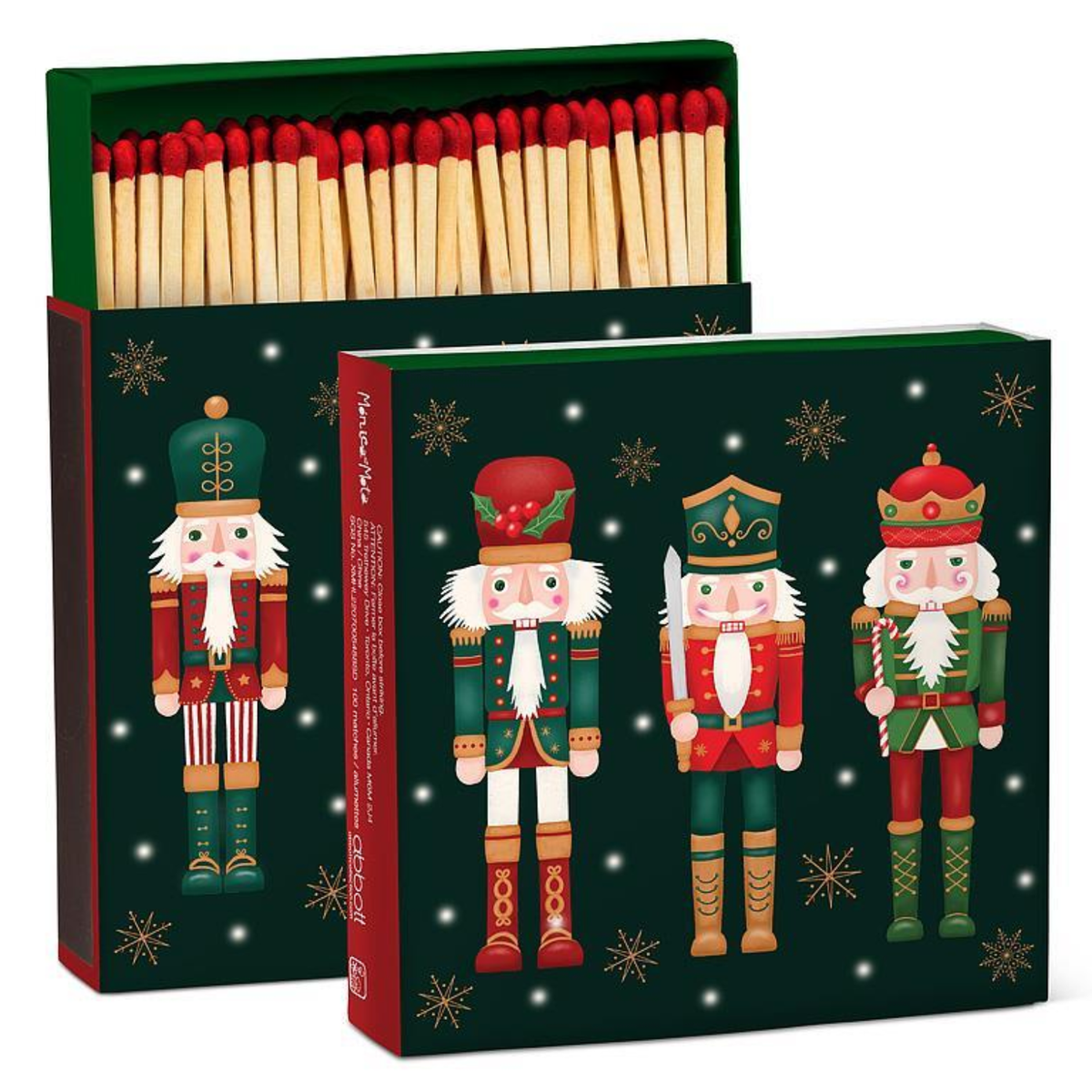 Nutcracker Winter Guards Fireplace Matchbox
