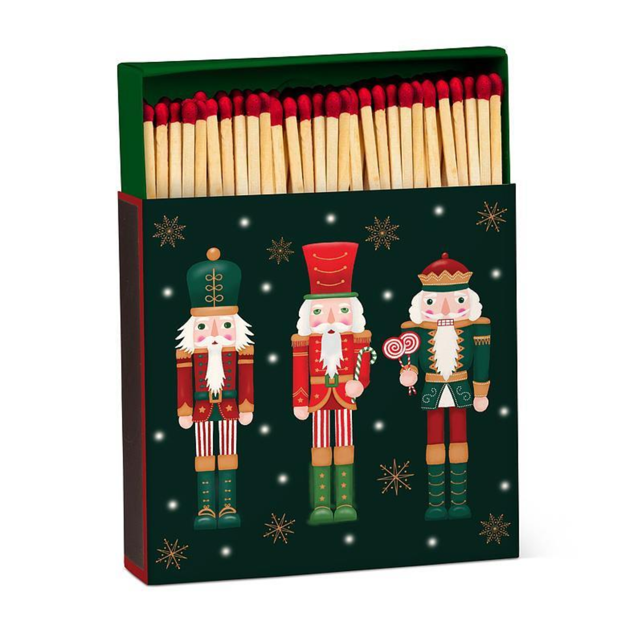 Nutcracker Winter Guards Fireplace Matchbox