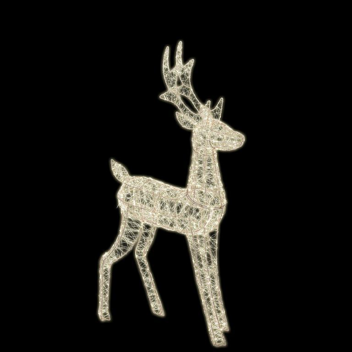 Gold Radiant LED Light-Up Reindeer