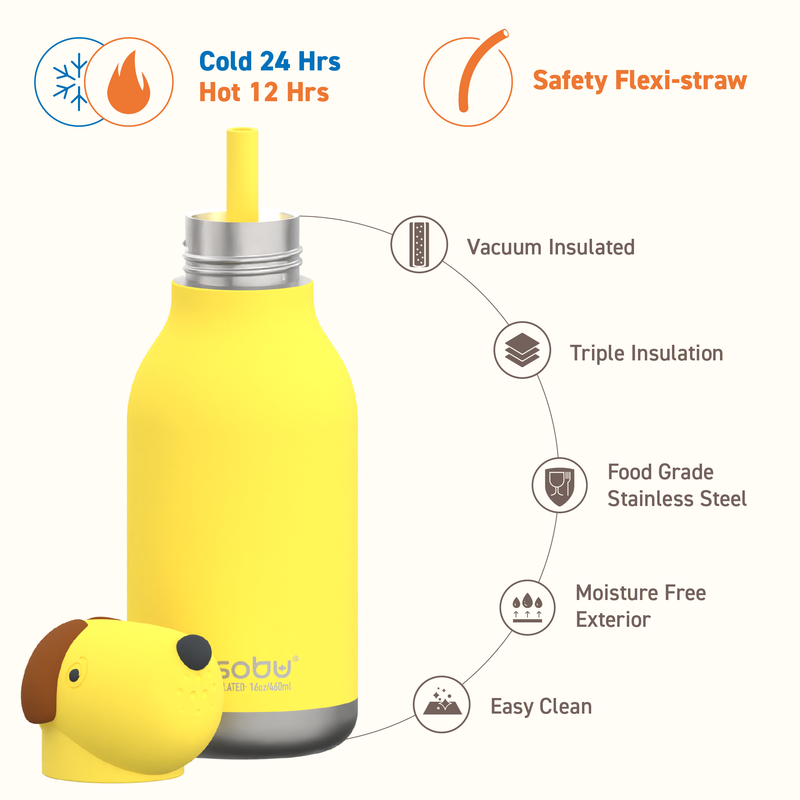 Buddy 16oz Water Bottle- Dog
