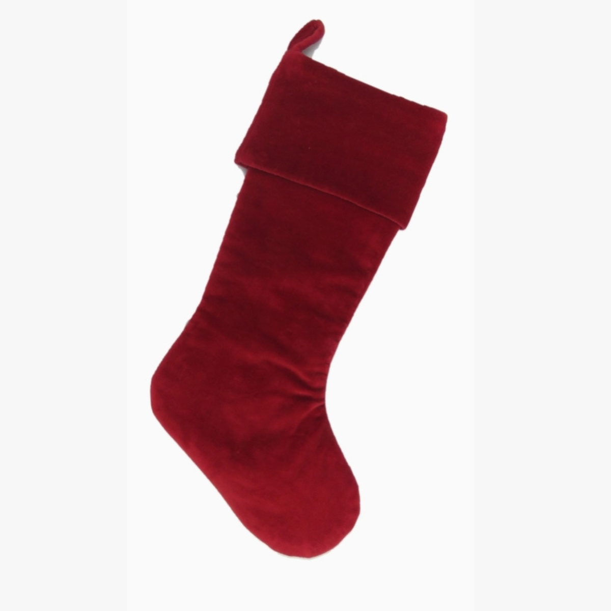 Red Velvet Merry Stocking