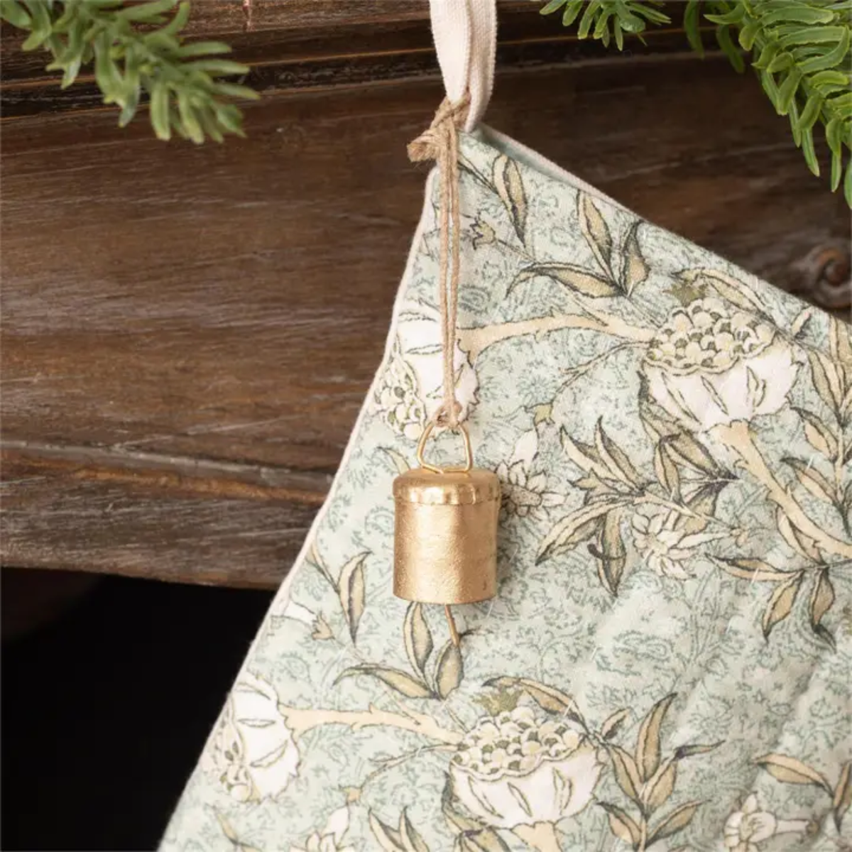 Quilted Winter Garden Stockings Set of 3