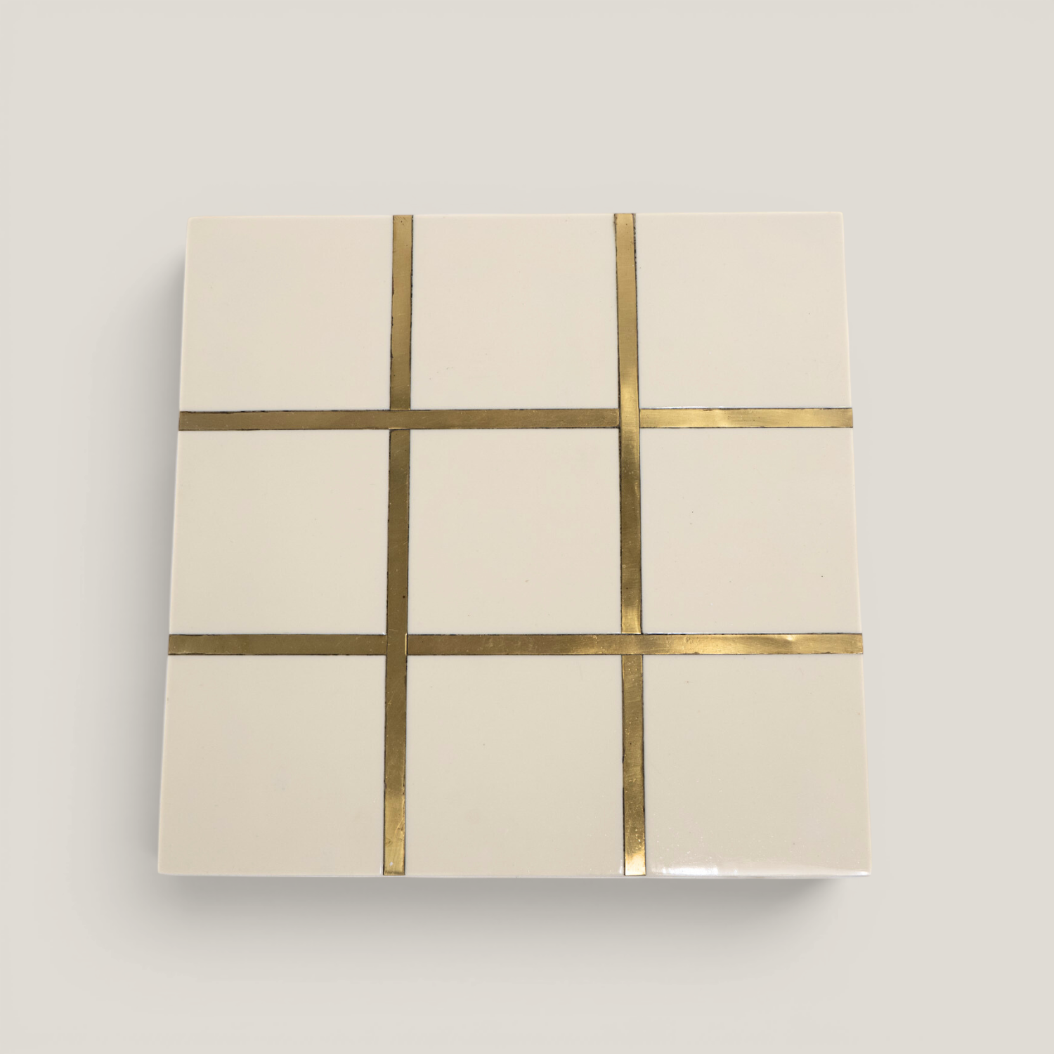 Gold Tic Tac Toe Game Set
