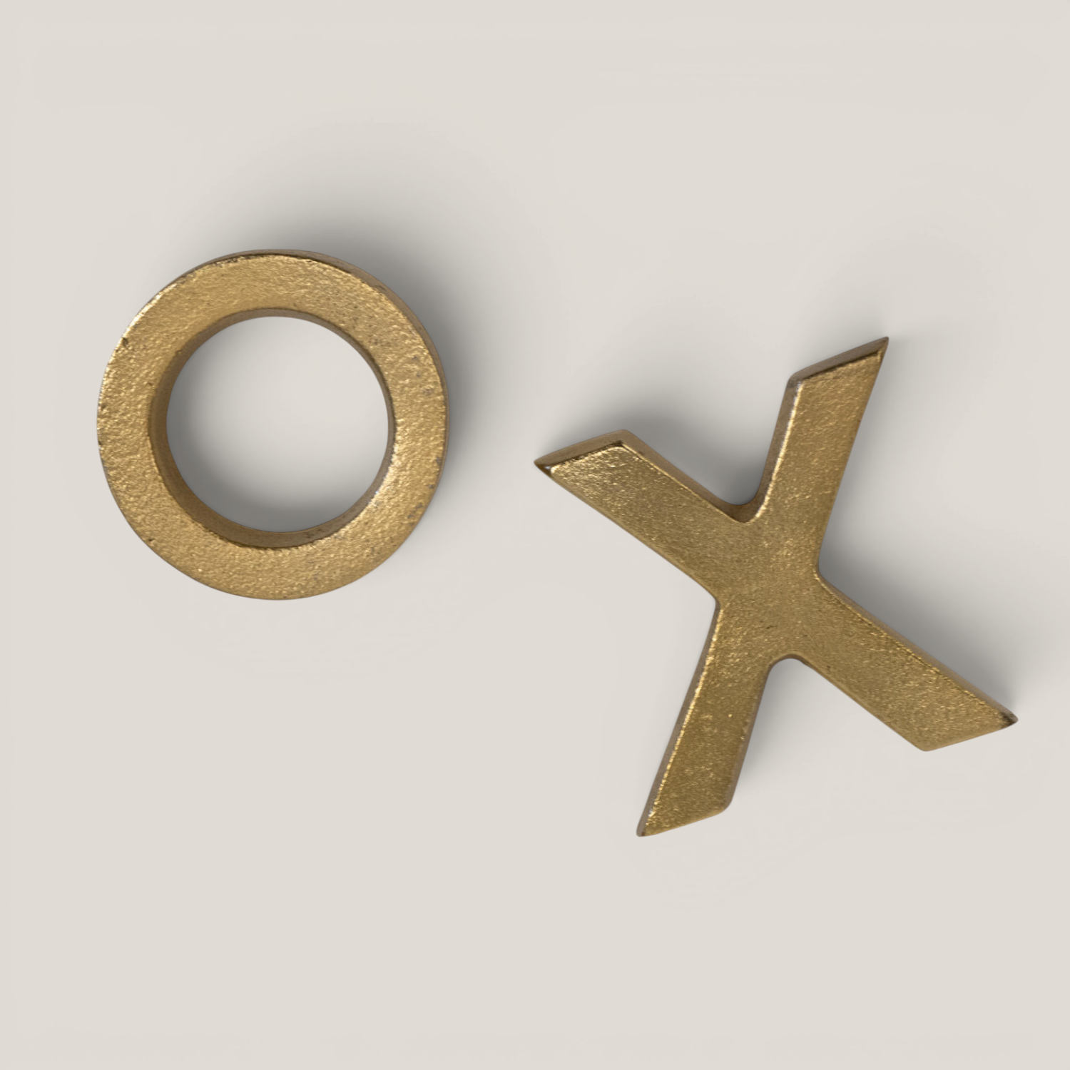 Gold Tic Tac Toe Game Set