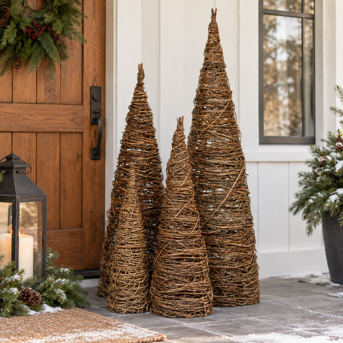Woodland Standing Trees (Set of 4)