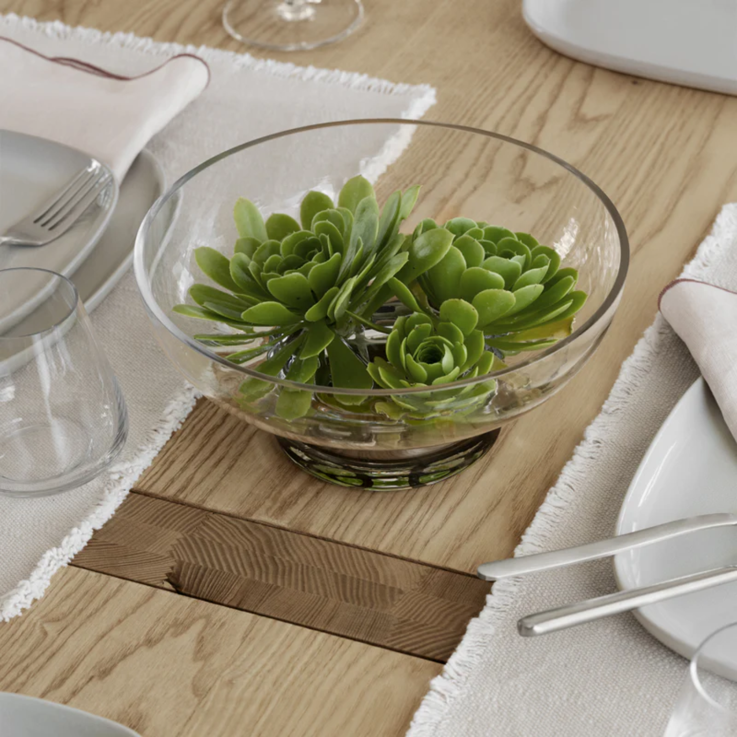 Bell Glass Tall & Low Vase