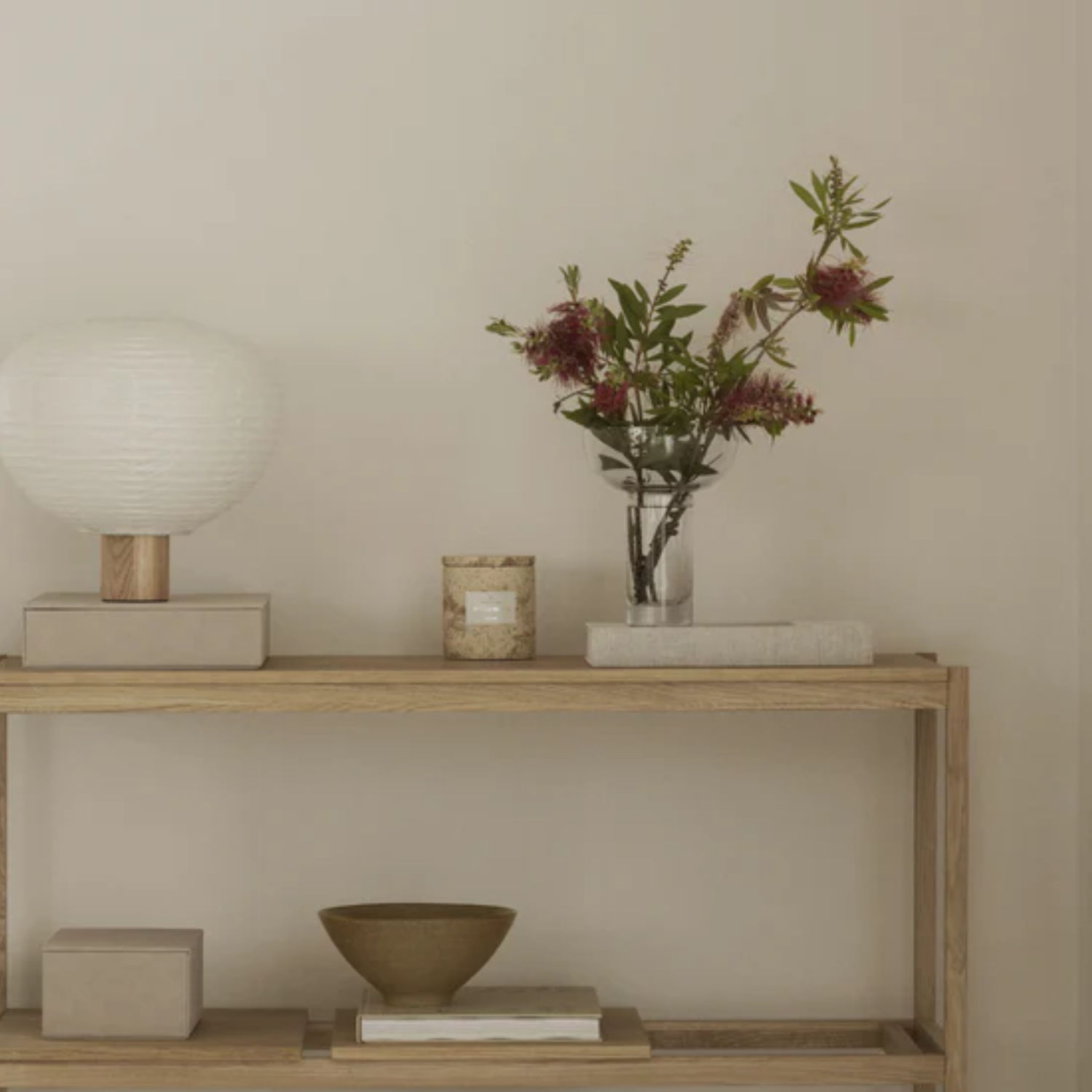 Bell Glass Tall & Low Vase