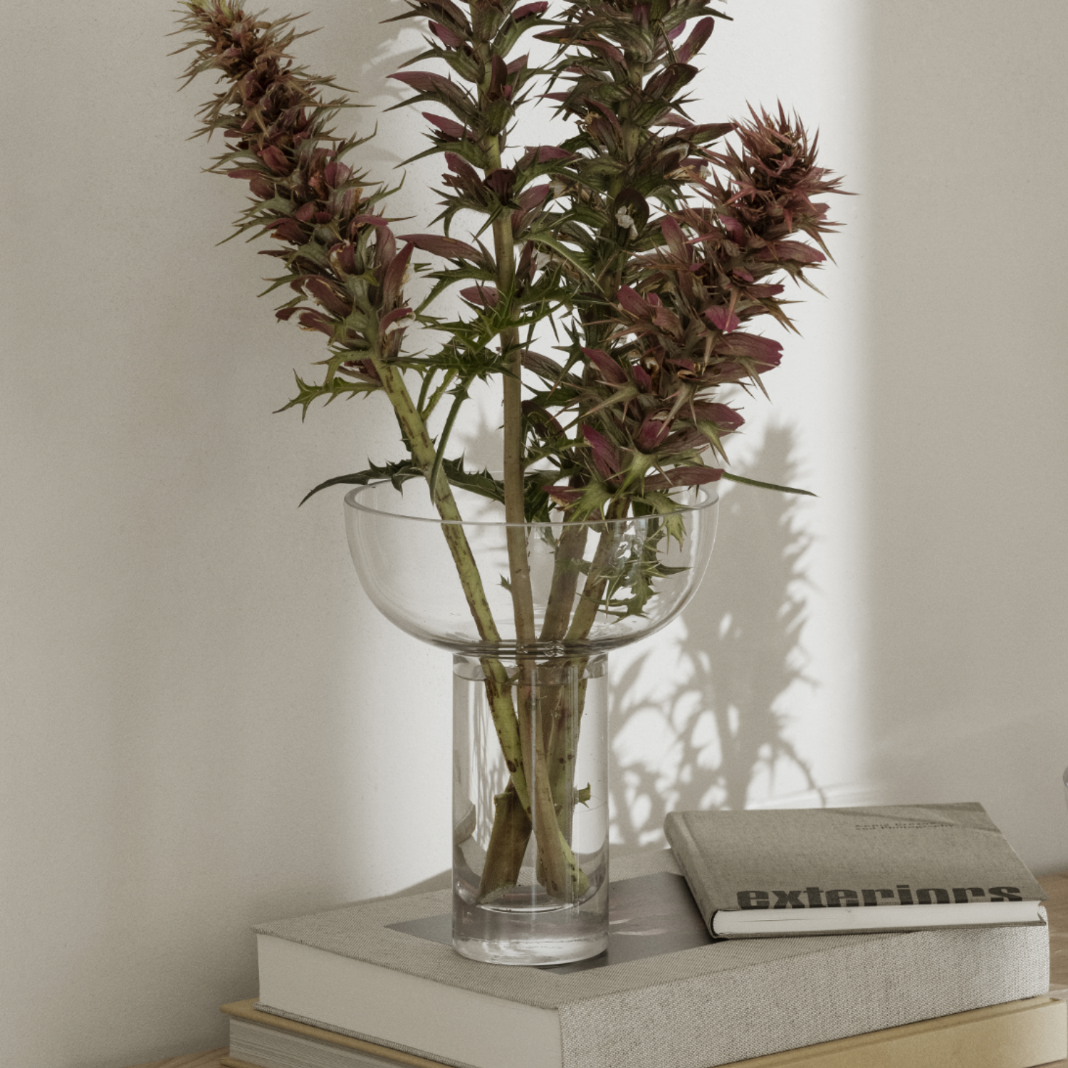 Bell Glass Tall & Low Vase