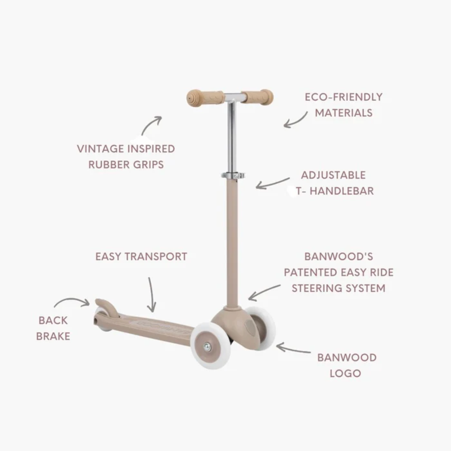 Kids Eco Scooter Sand
