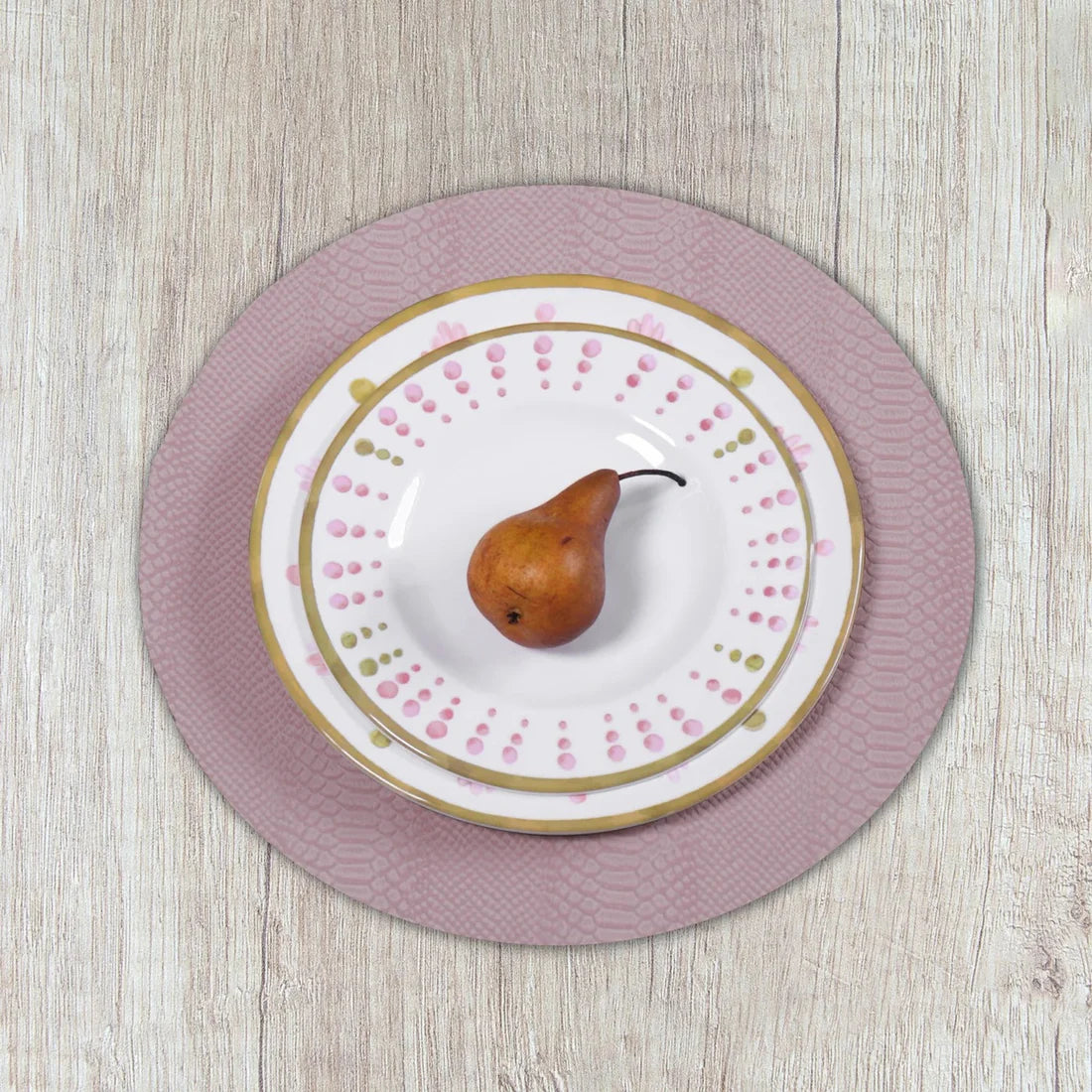 Blushing Petals Round Salad Plate (Set of 4)