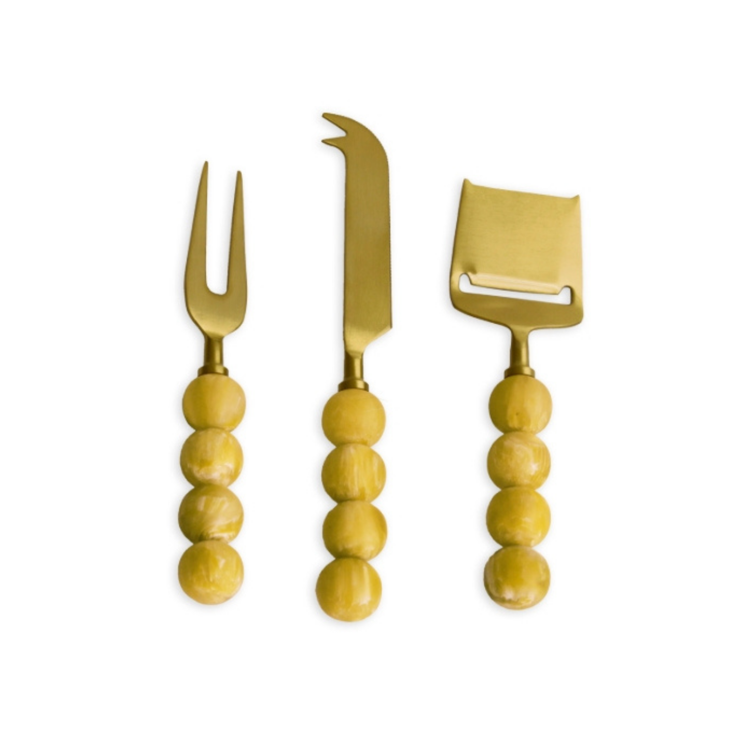 Resin Rio Matcha Cheese Knife (Set of 3)