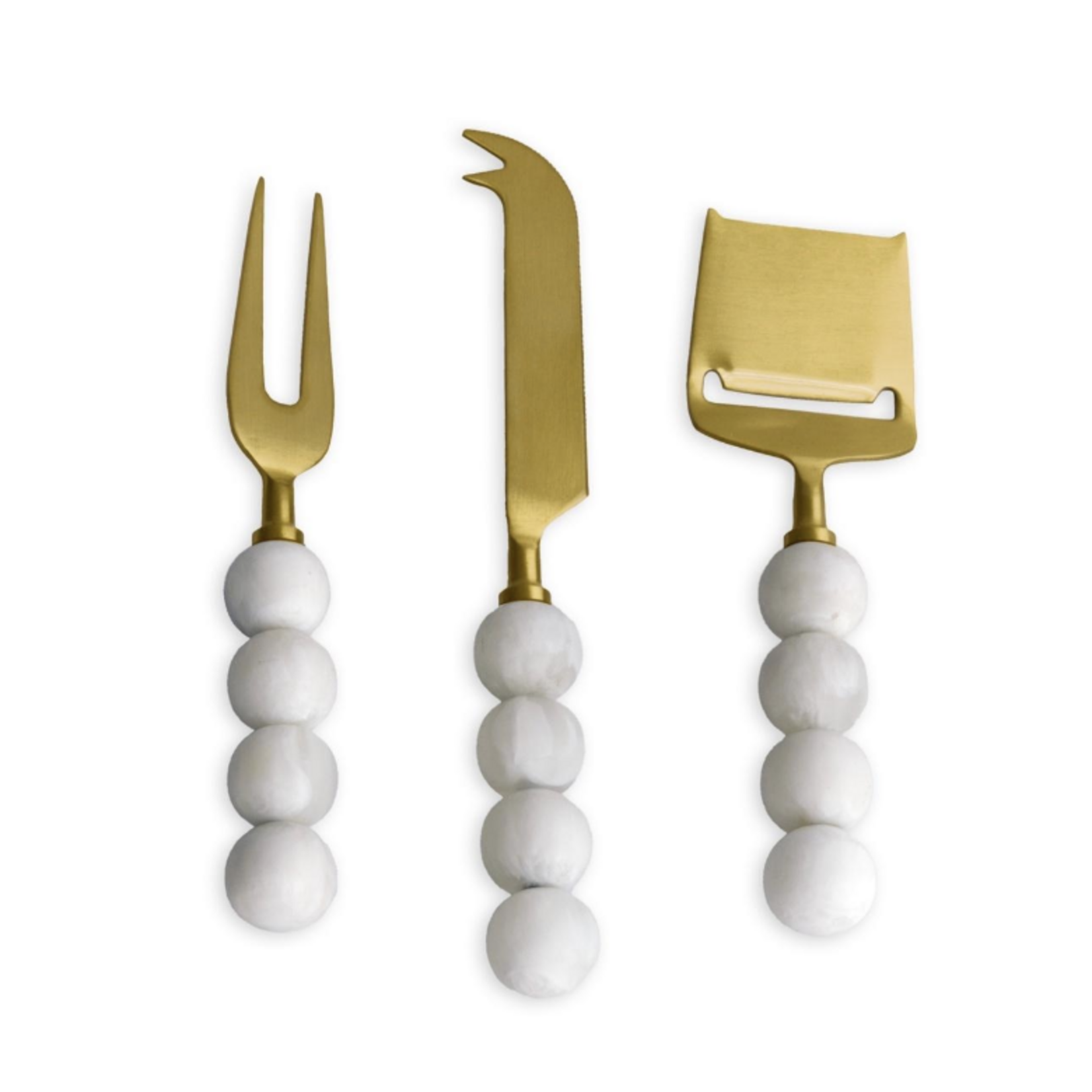 Resin Rio Coconut Cheese Knife (Set of 3)