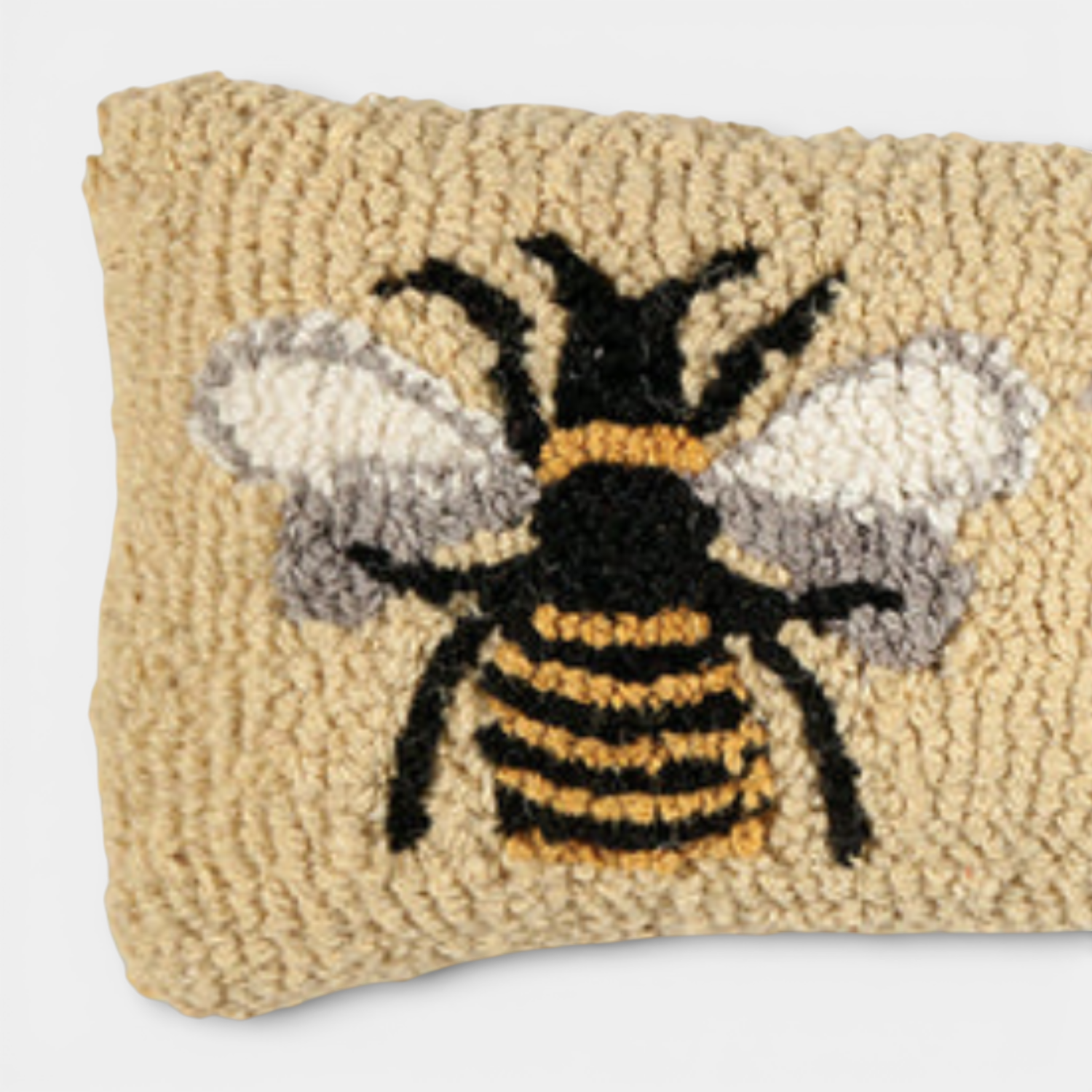 Bumblebee Wool Kidney Toss Pillow