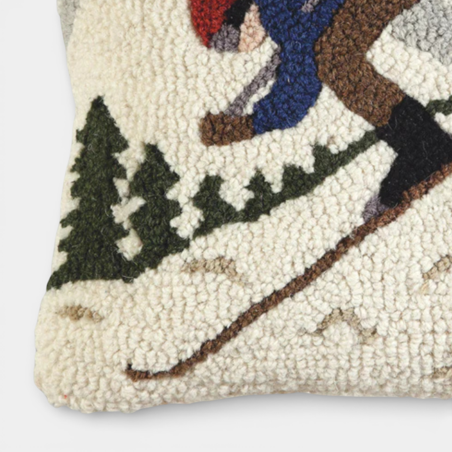 Slope-Side Wool Toss Pillow