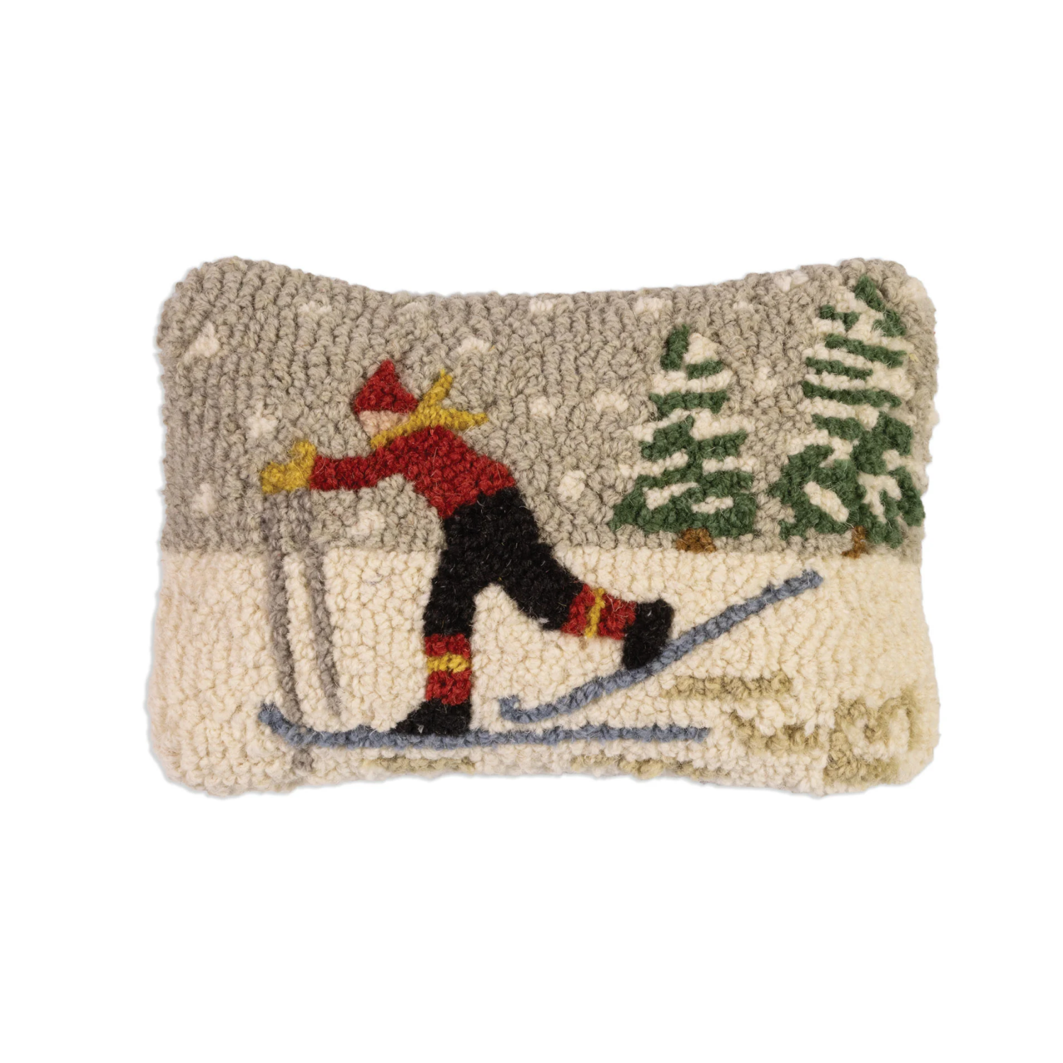 Ski You Later! Wool Toss Pillow