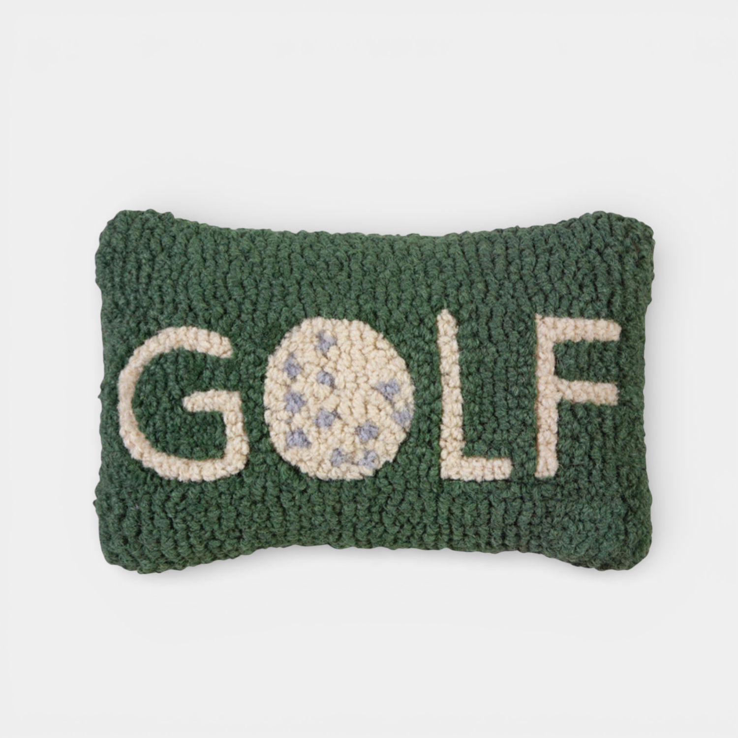 Golf Era Wool Kidney Toss Pillow
