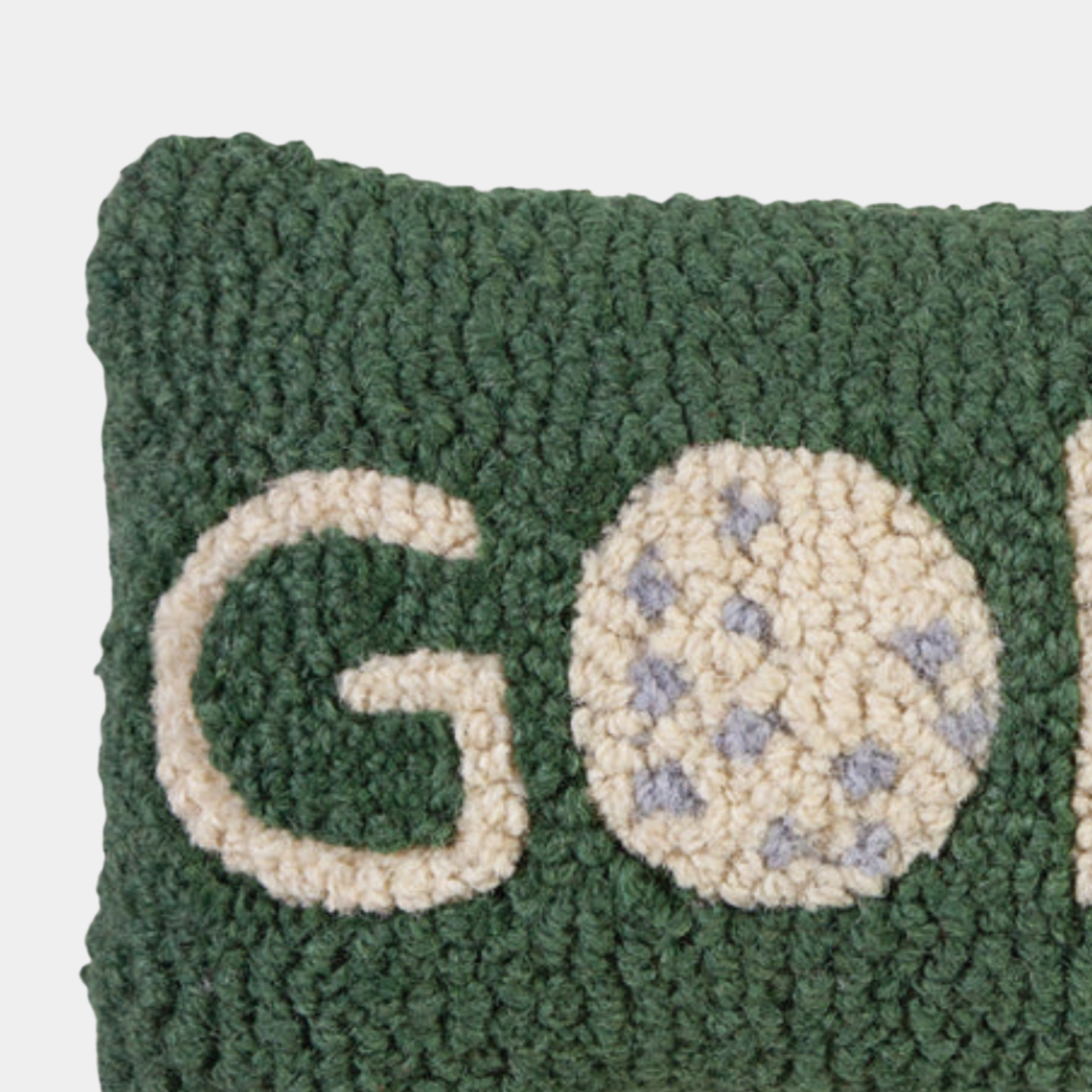 Golf Era Wool Kidney Toss Pillow