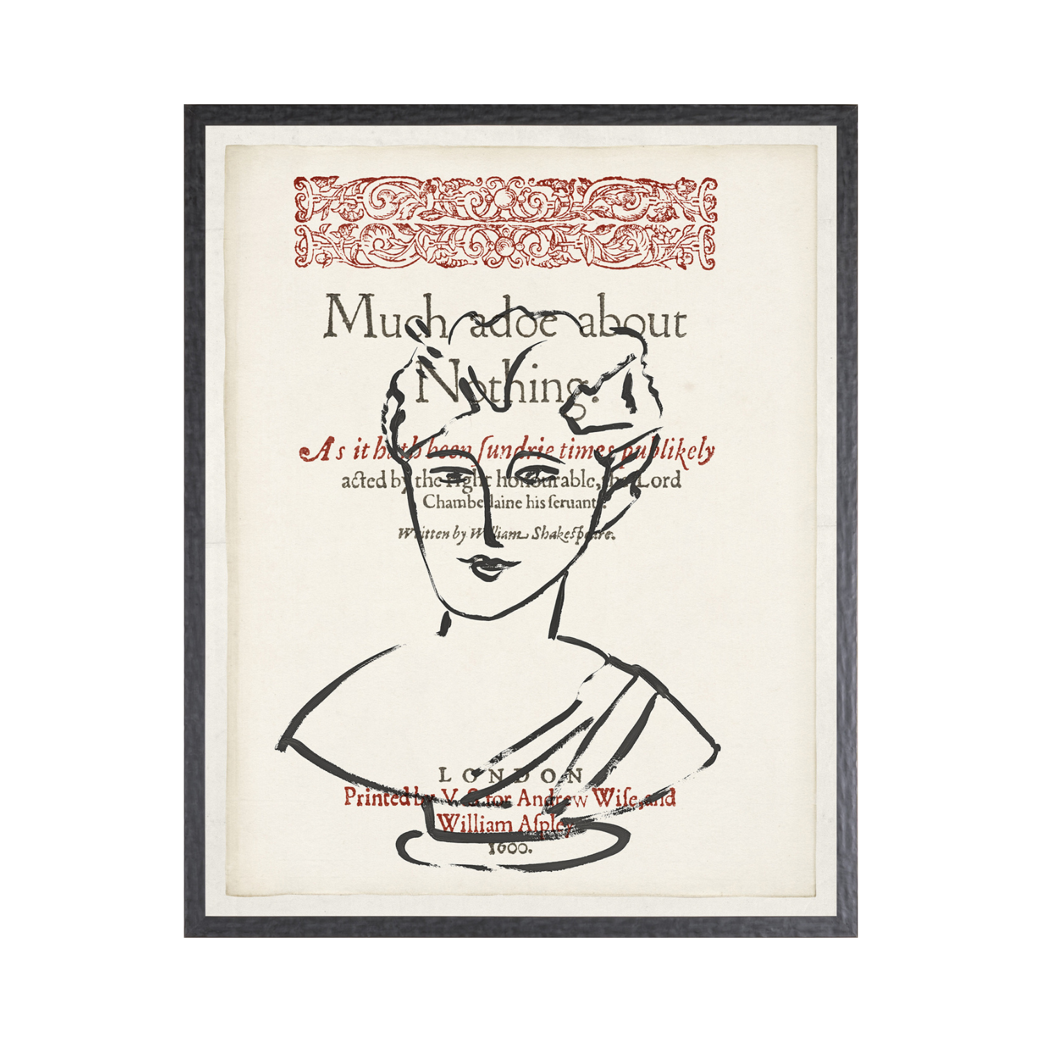 Frontispiece: Much Ado Framed Wall Art