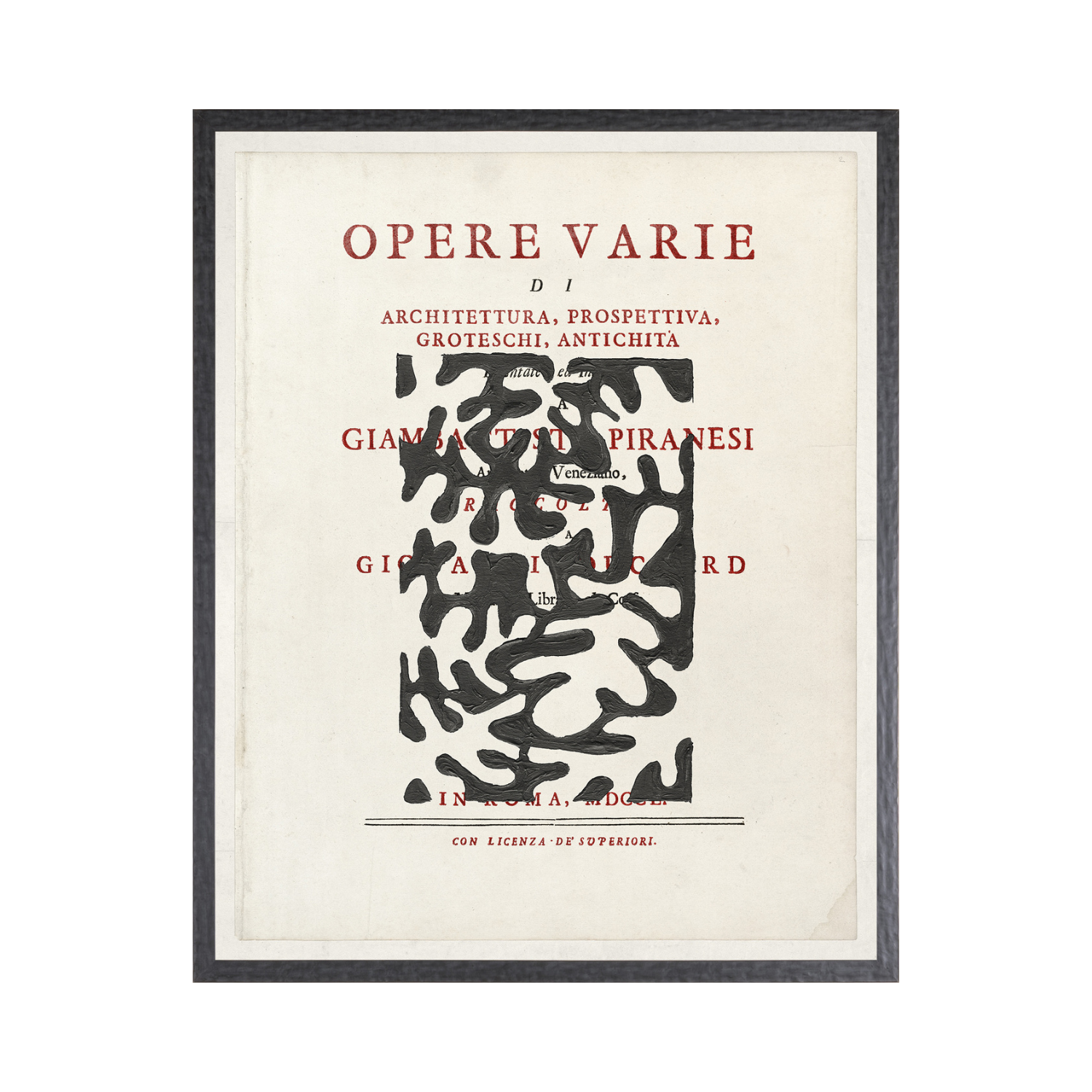 Frontispiece: Opere Framed Wall Art