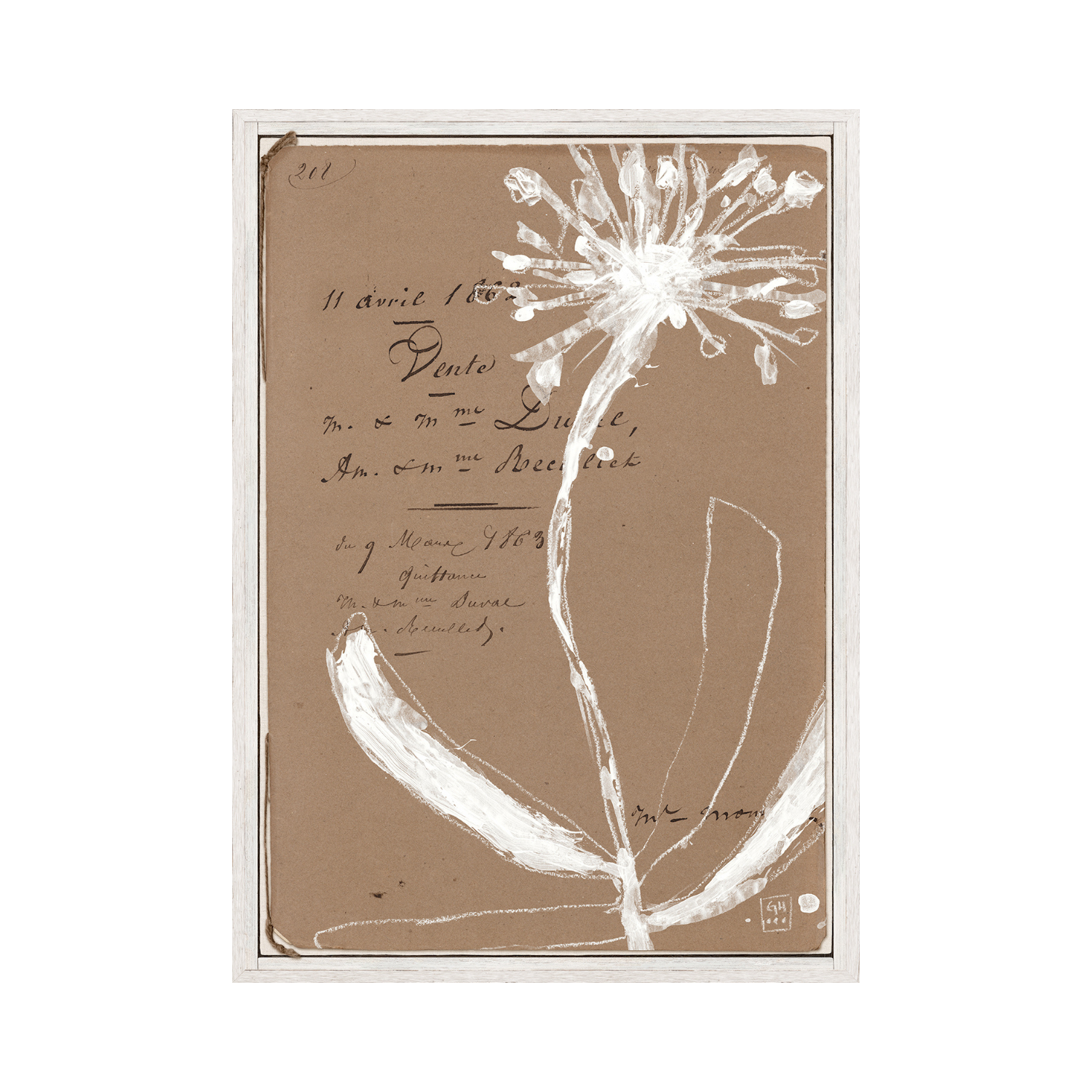 French Fleur I Framed Wall Art