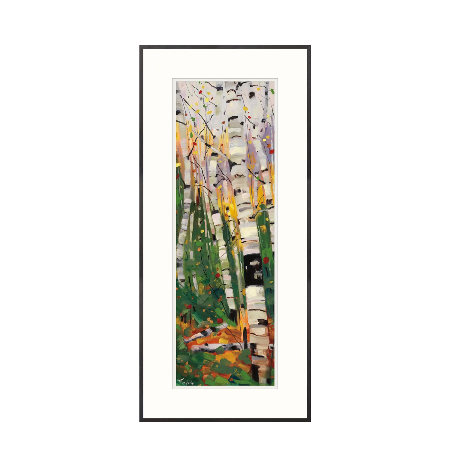 The Bold & The Bright Birch Tango Framed Wall Art