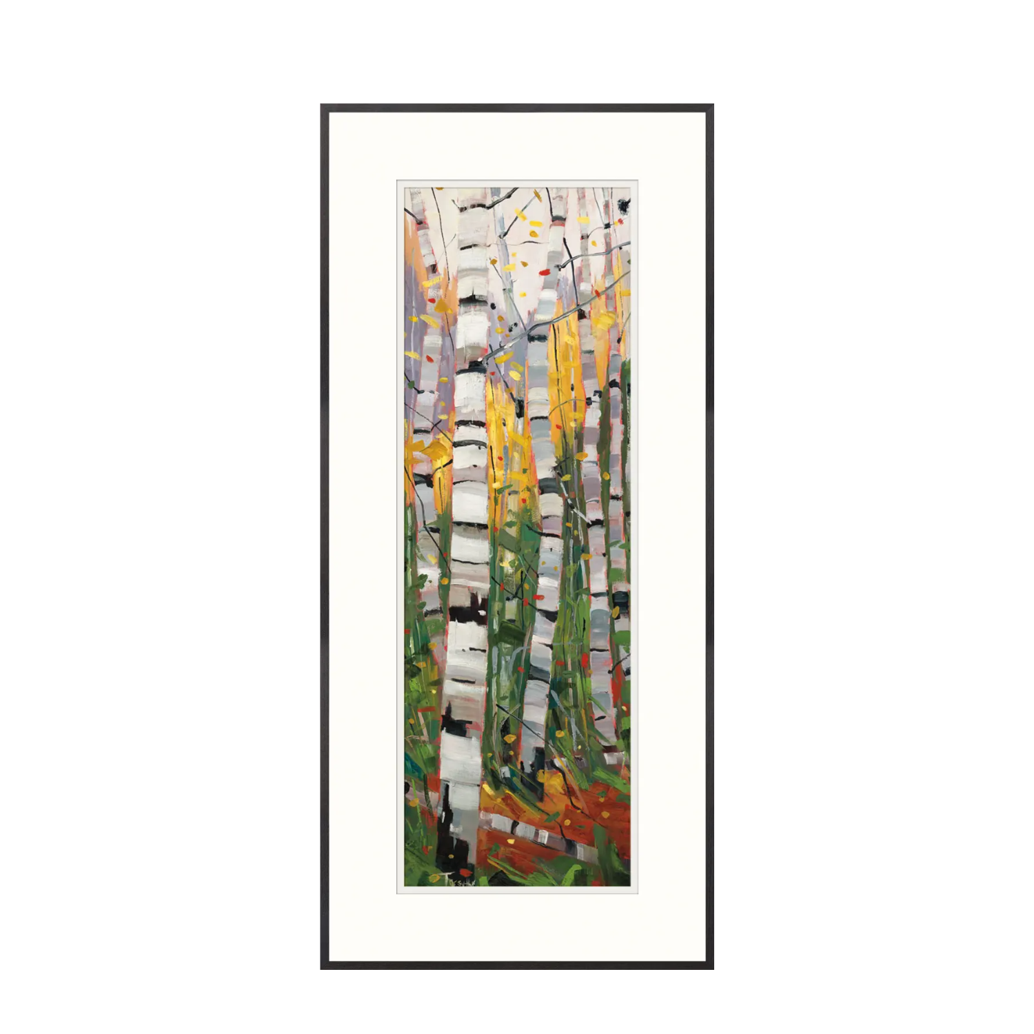 The Bold & The Bright Birch Swing Framed Wall Art