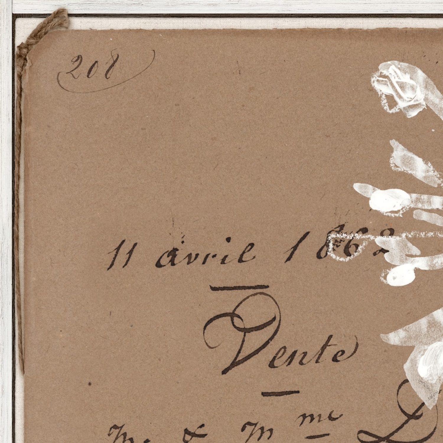 French Fleur I Framed Wall Art