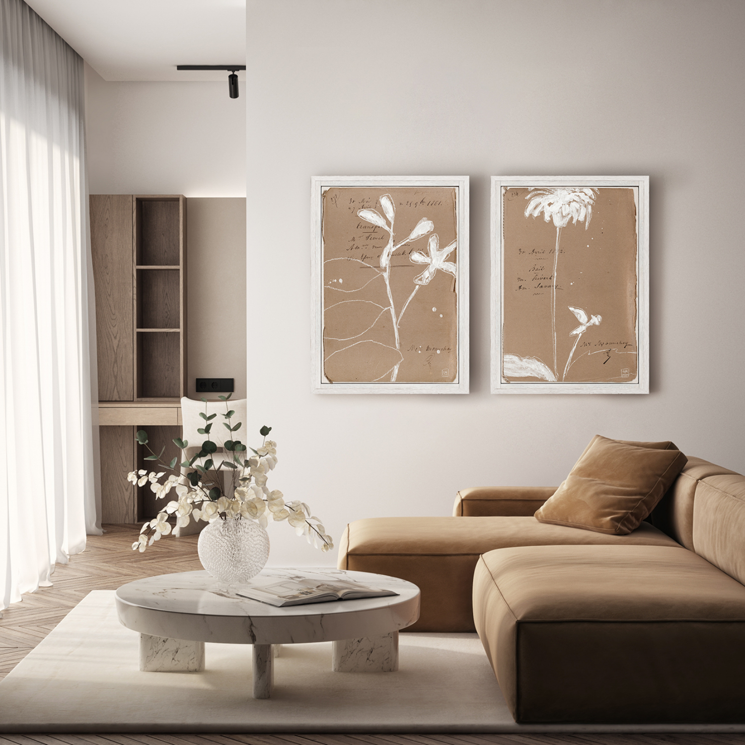 French Fleur IV Framed Wall Art