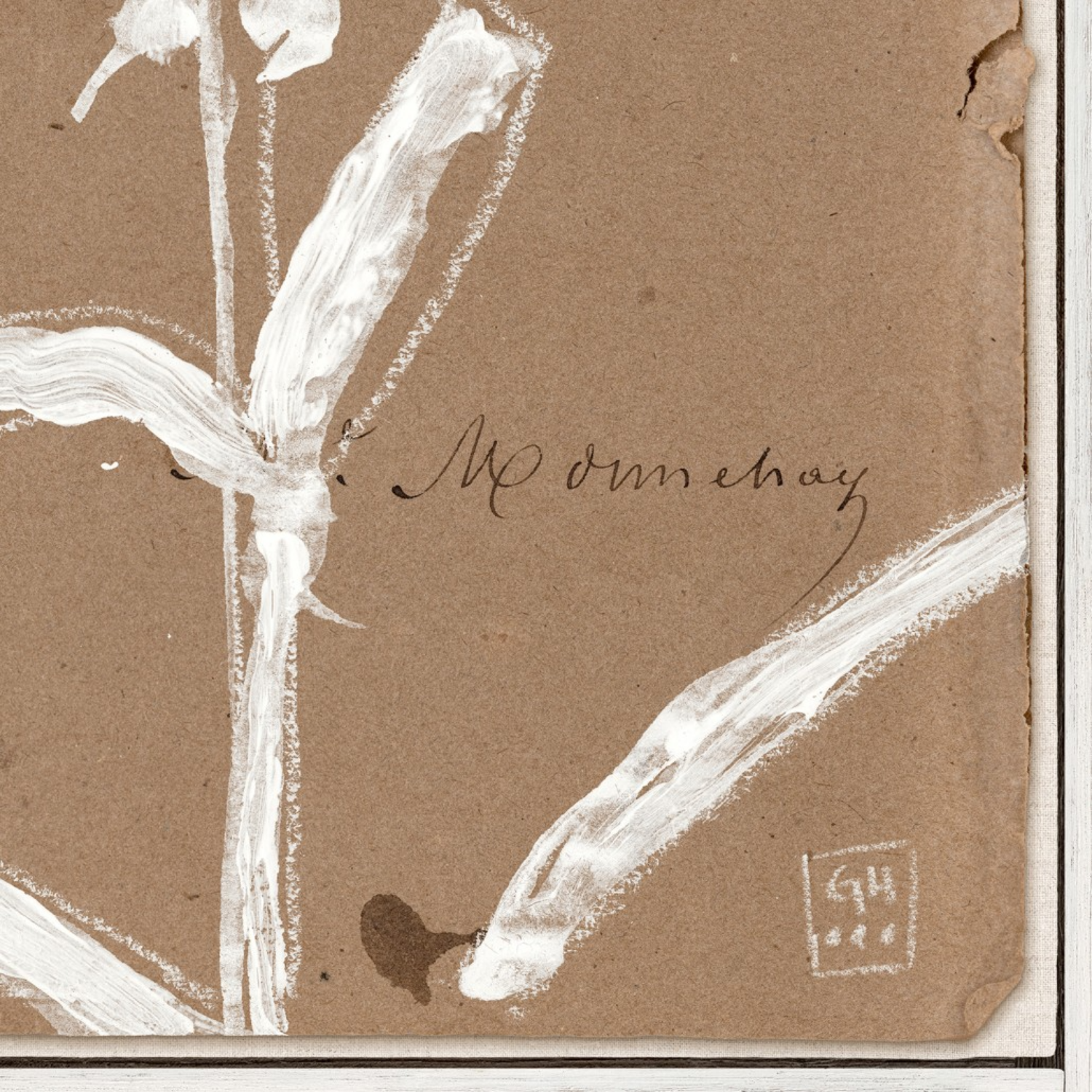 French Fleur V Framed Wall Art