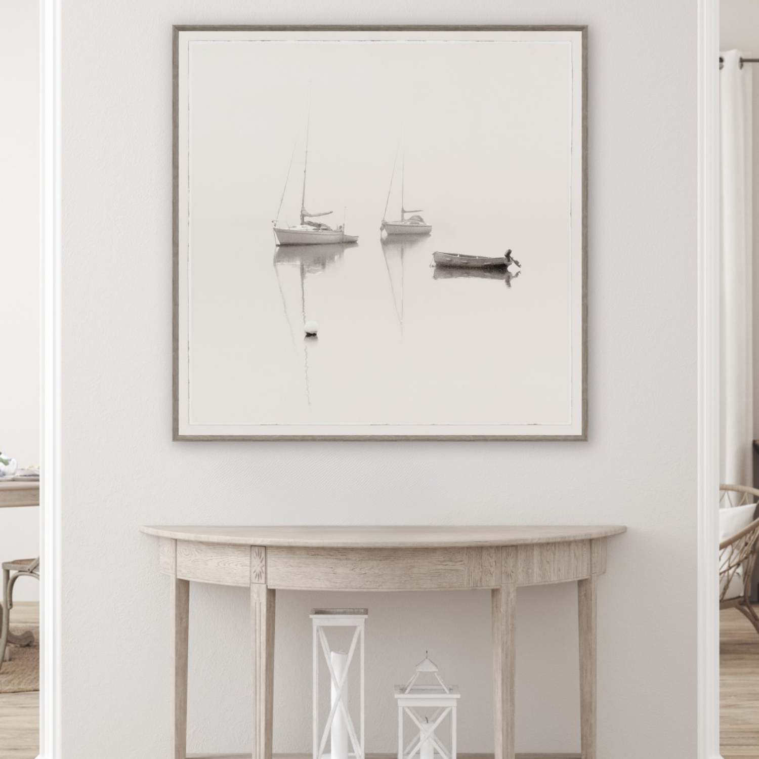 Sea Sailing Framed Wall Art