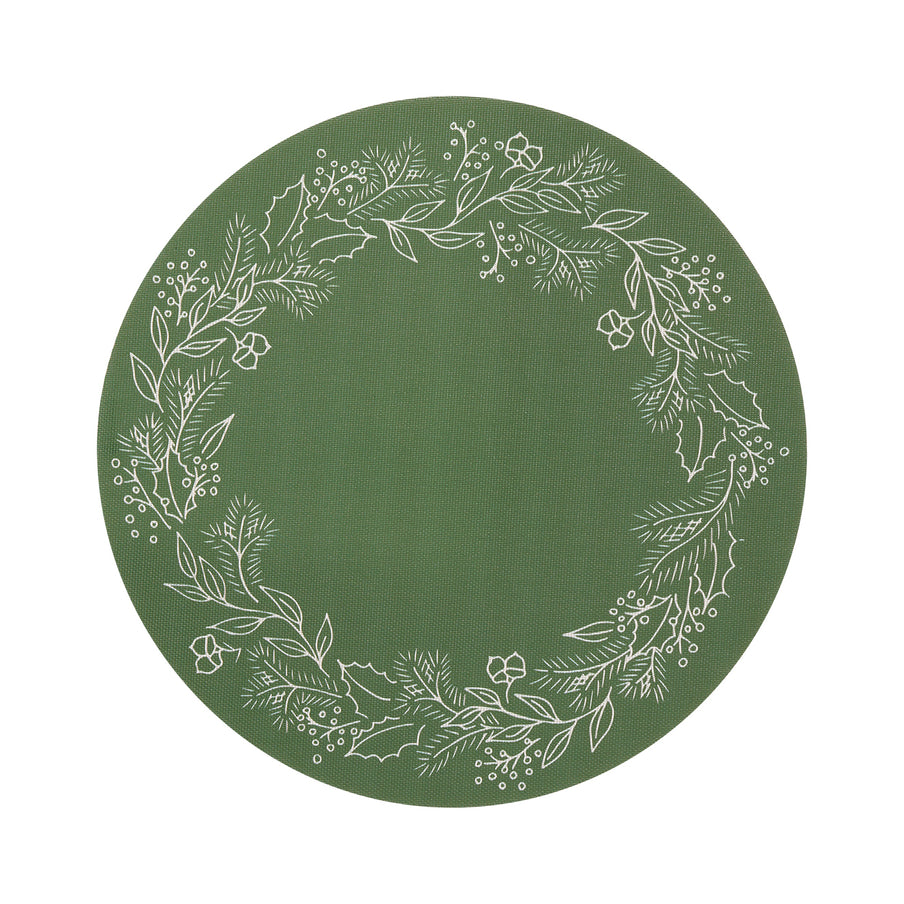 Martha Stewart Round Wreath Placemats (Set of 4)