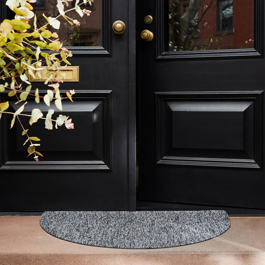 Chilewich Heathered Shag Welcome Mat - Grey